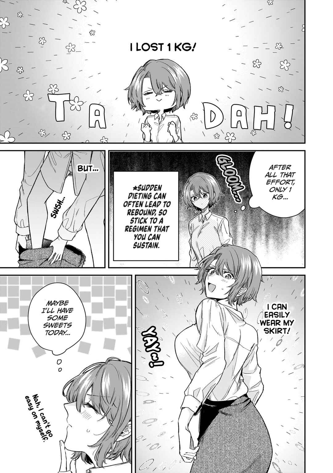 Misato-san wa Amasugi Joushi ni Chotto Kibishii Chapter 20 - Page 17