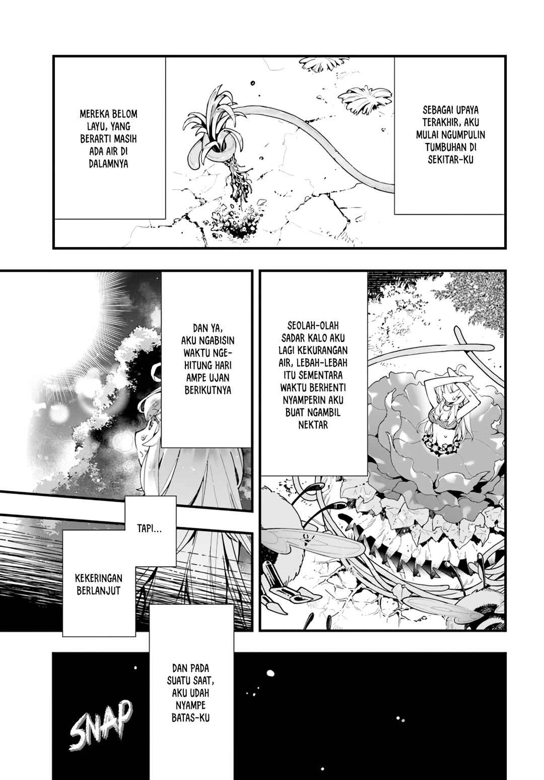 Shokubutsu Monster Musume Nikki: Seijo datta Watashi ga Uragirareta Hate ni Alraune ni Tensei Shite Shimatta node, kore kara wa Kougousei o Shinagara Shizuka ni Shokubutsu Life o Sugoshimasu Chapter 3 - Page 14