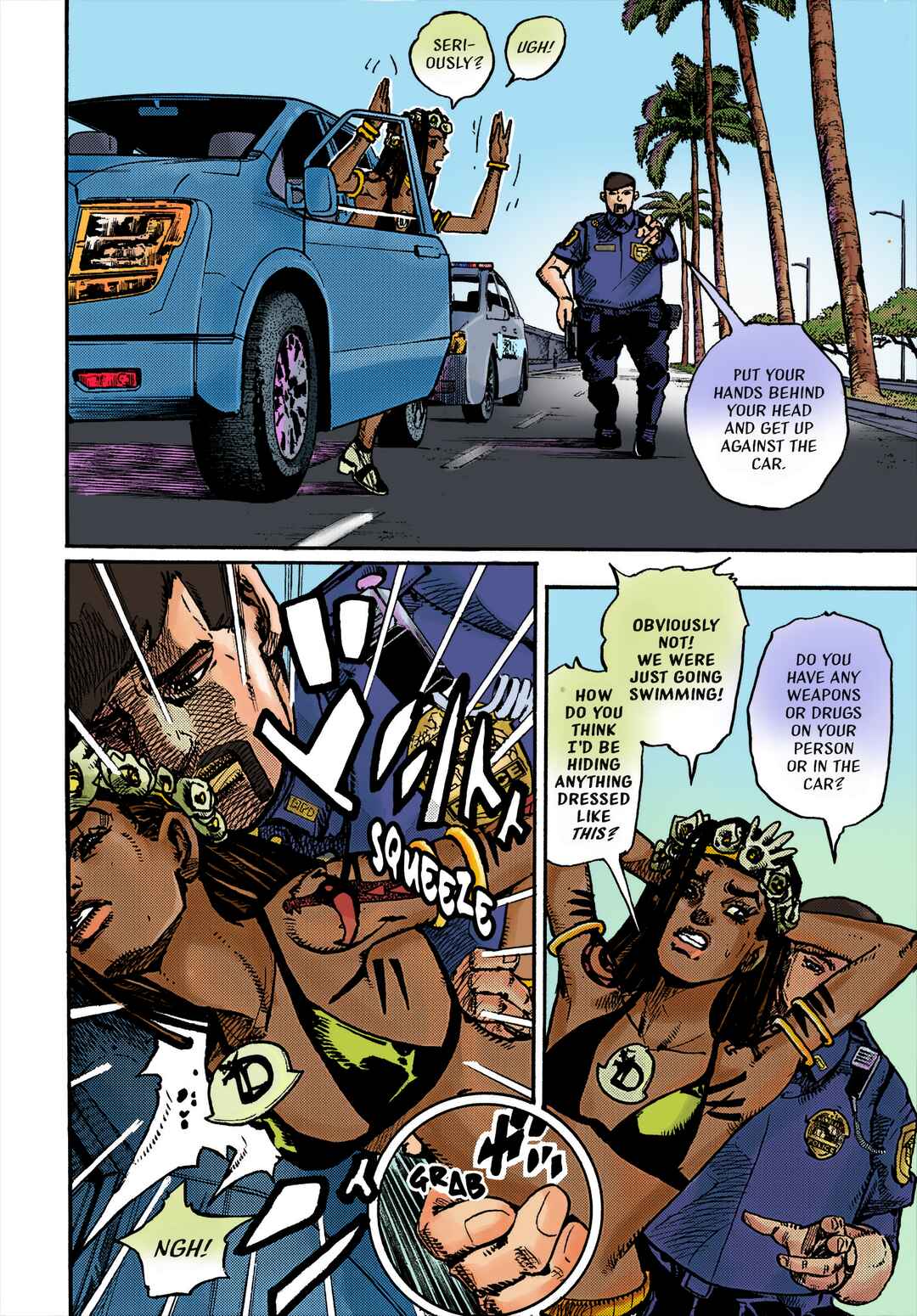 JoJo's Bizarre Adventure Part 9 - The JOJOLands (Fan-Colored) Chapter 1 - Page 12