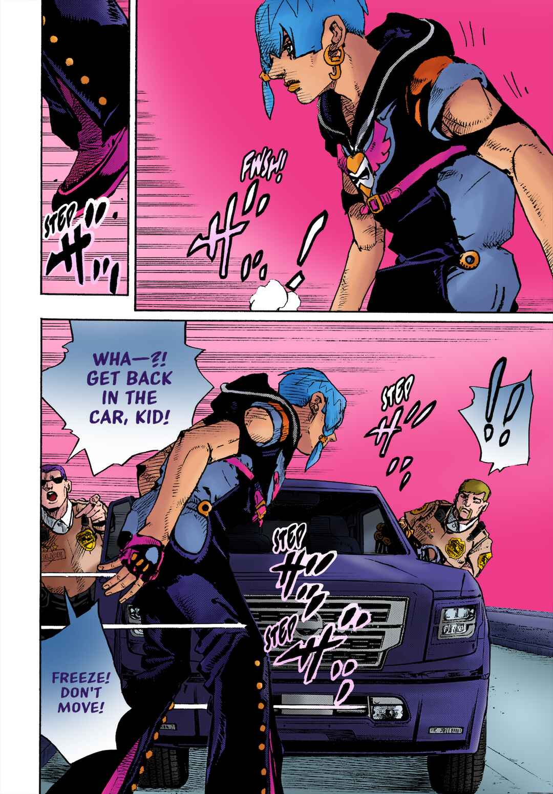JoJo's Bizarre Adventure Part 9 - The JOJOLands (Fan-Colored) Chapter 1 - Page 17