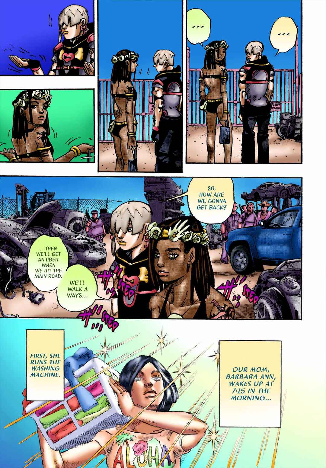JoJo's Bizarre Adventure Part 9 - The JOJOLands (Fan-Colored) Chapter 1 - Page 34