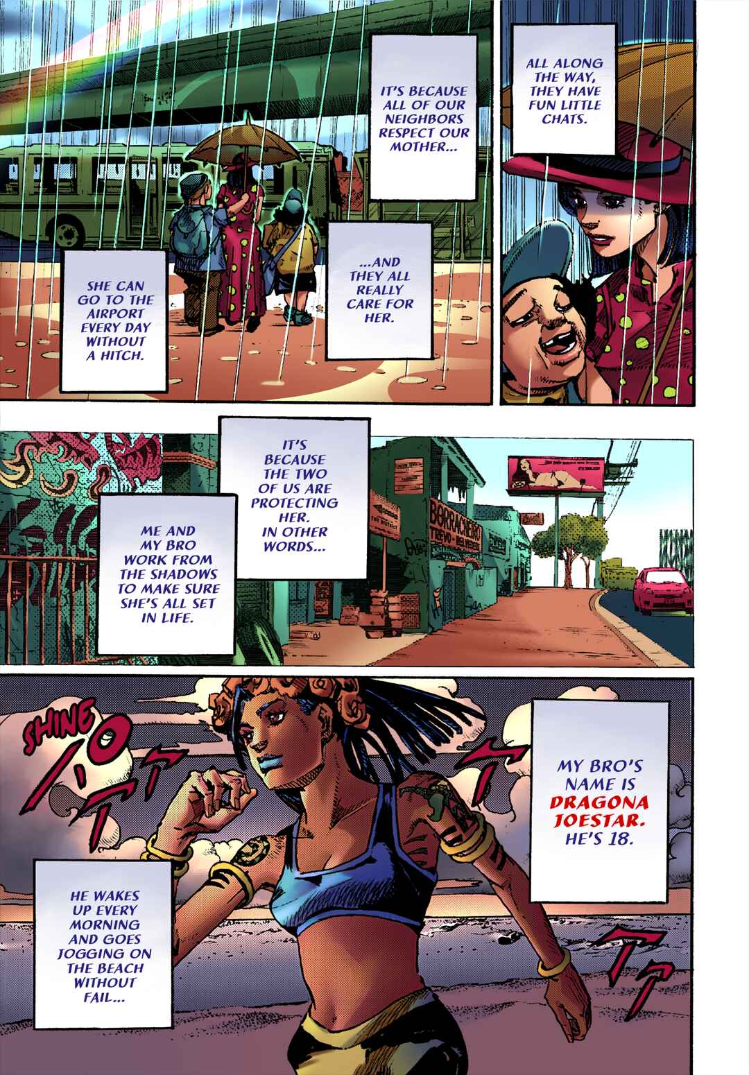JoJo's Bizarre Adventure Part 9 - The JOJOLands (Fan-Colored) Chapter 1 - Page 36