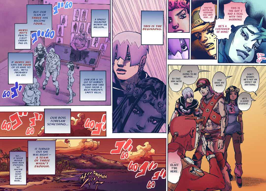 JoJo's Bizarre Adventure Part 9 - The JOJOLands (Fan-Colored) Chapter 1 - Page 60