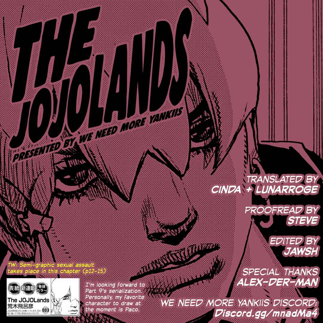 JoJo's Bizarre Adventure Part 9 - The JOJOLands (Fan-Colored) Chapter 1 - Page 63