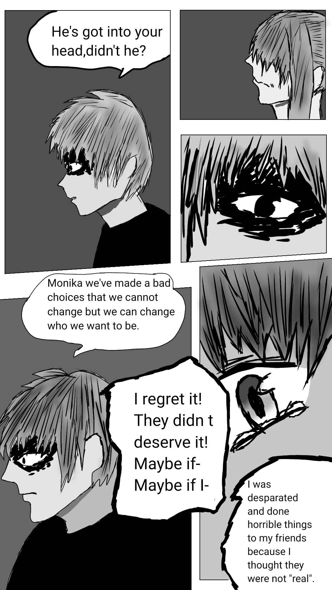 Doki Doki Literature Club - Your reality (Doujinshi) Chapter 2 - Page 22
