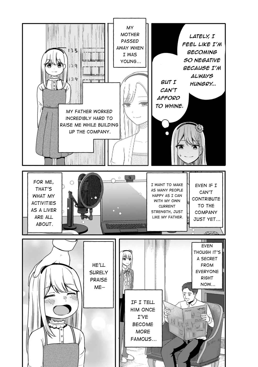 Reijou VTuber wa Maid no Yashoku ni Juurinsareru ~Kindan Gohan de Shokureposei Haishin~ Chapter 1 - Page 13