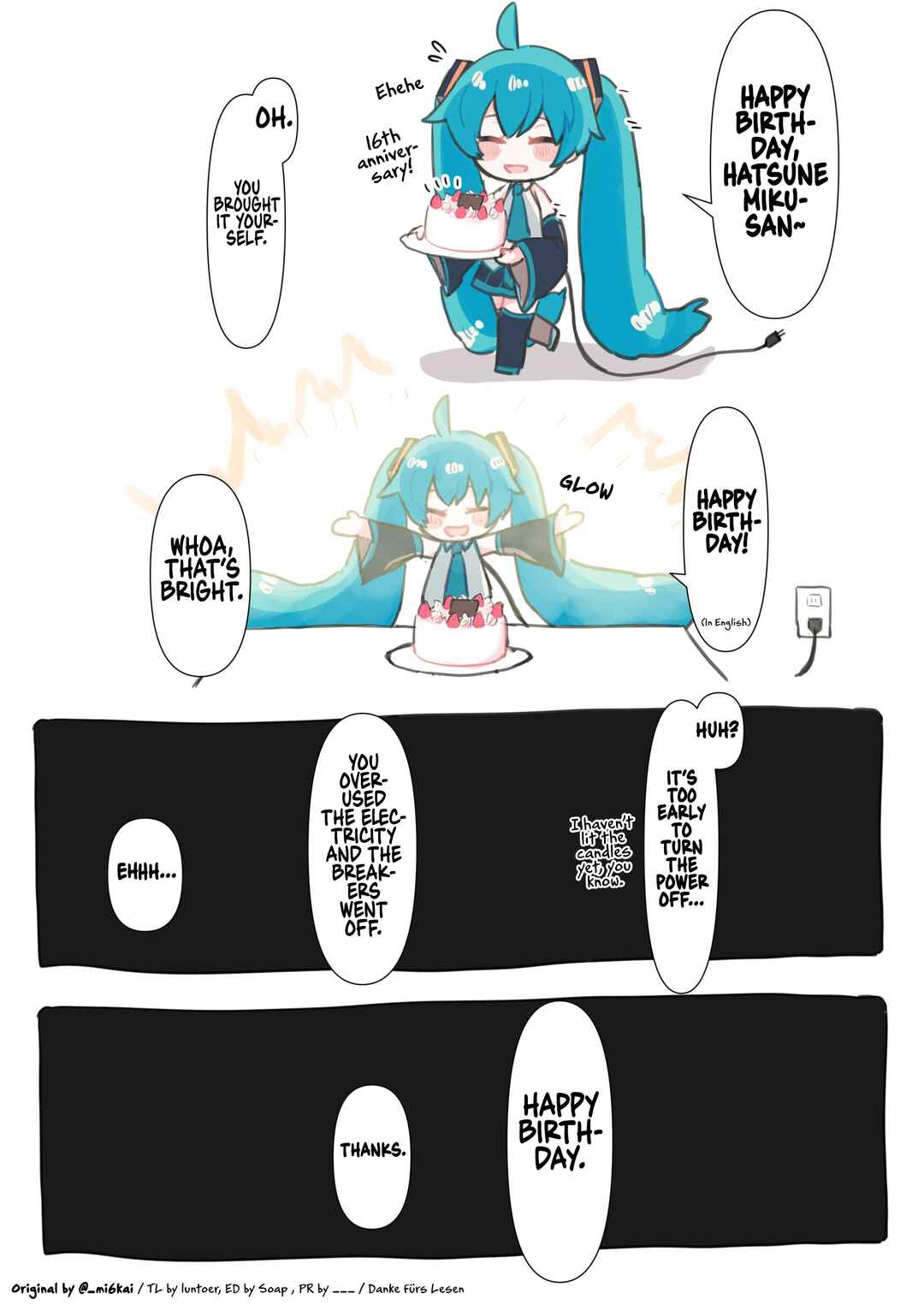 VOCALOID - The Daily Life of Master & Hatsune Miku (Doujinshi) Chapter 37 - Page 1
