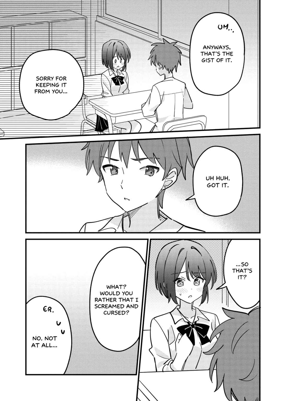 Kao dake yoi Classmate ga, Yatara to Guigui Kuru Yuri no Hanashi. Chapter 13.1 - Page 11