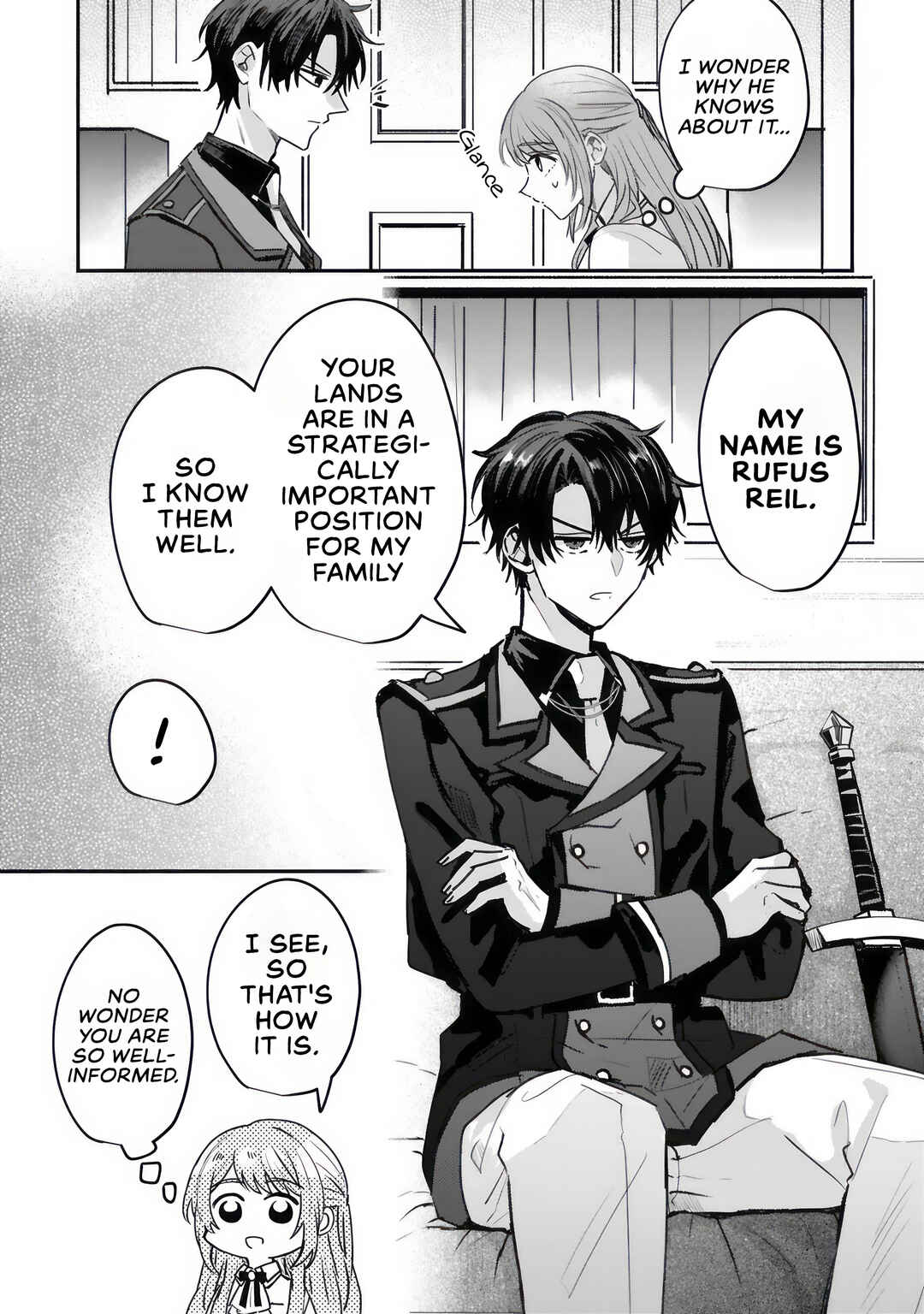 Ren'ai Fushin na Reijou wa Reikoku Kishi-sama no Dekiai ni Kizukanai Chapter 1.3 - Page 9