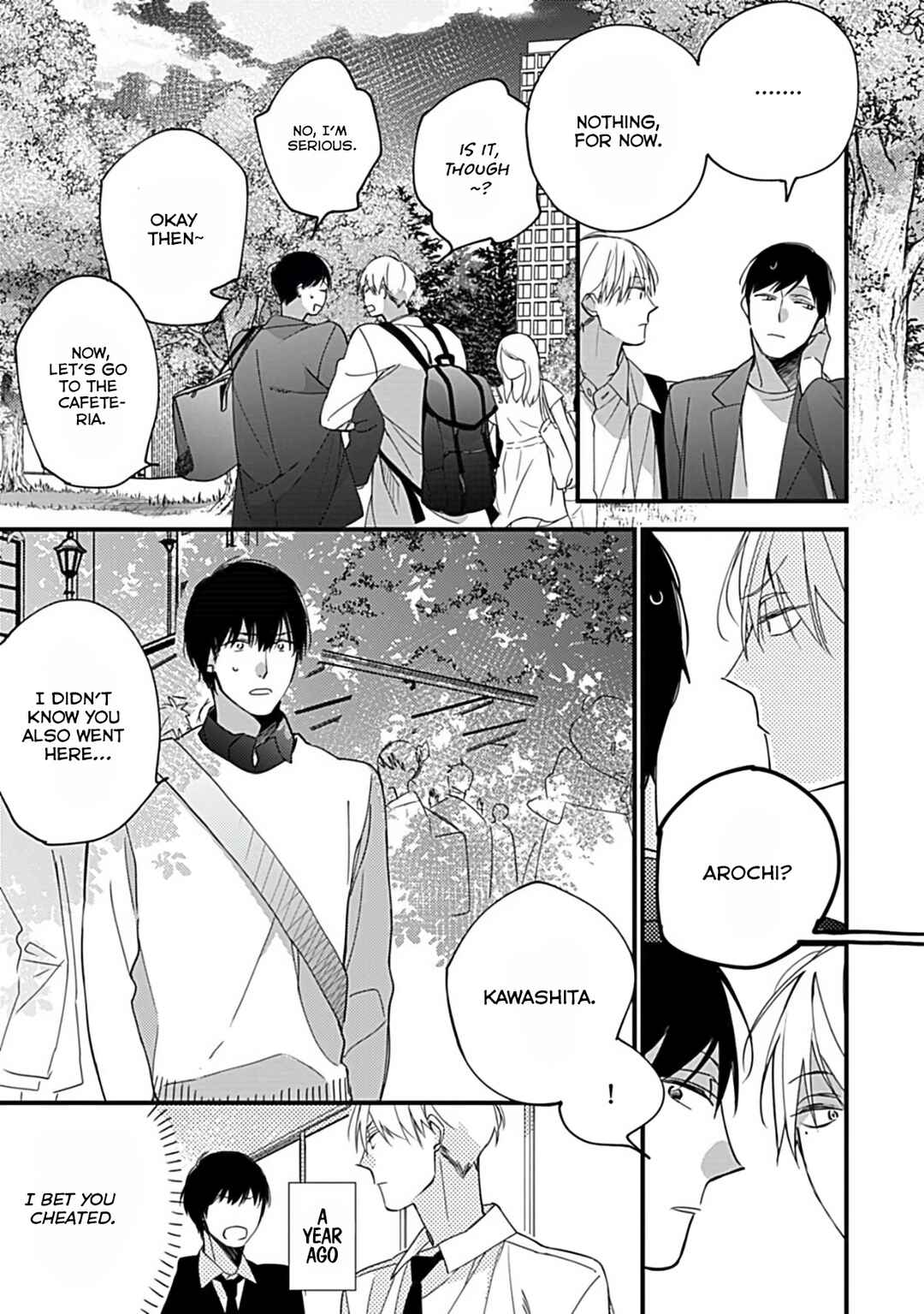 Boku-tachi wa Mada Aoku: Daigaku Nyuugaku-hen Chapter 1 - Page 19