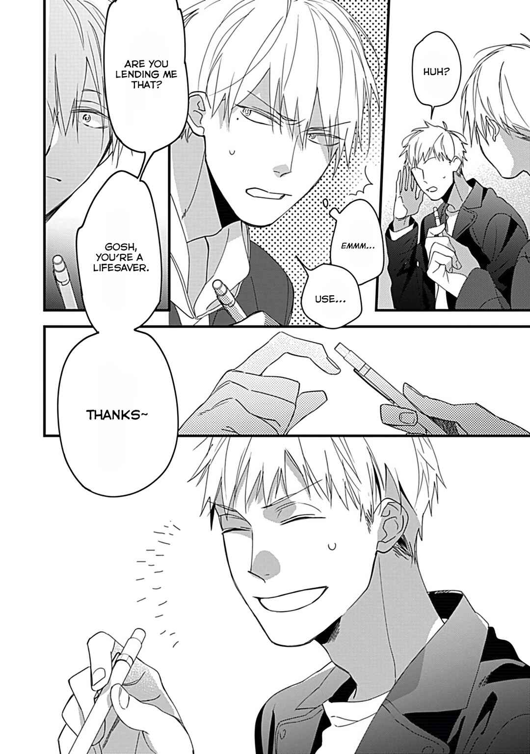 Boku-tachi wa Mada Aoku: Daigaku Nyuugaku-hen Chapter 1 - Page 40