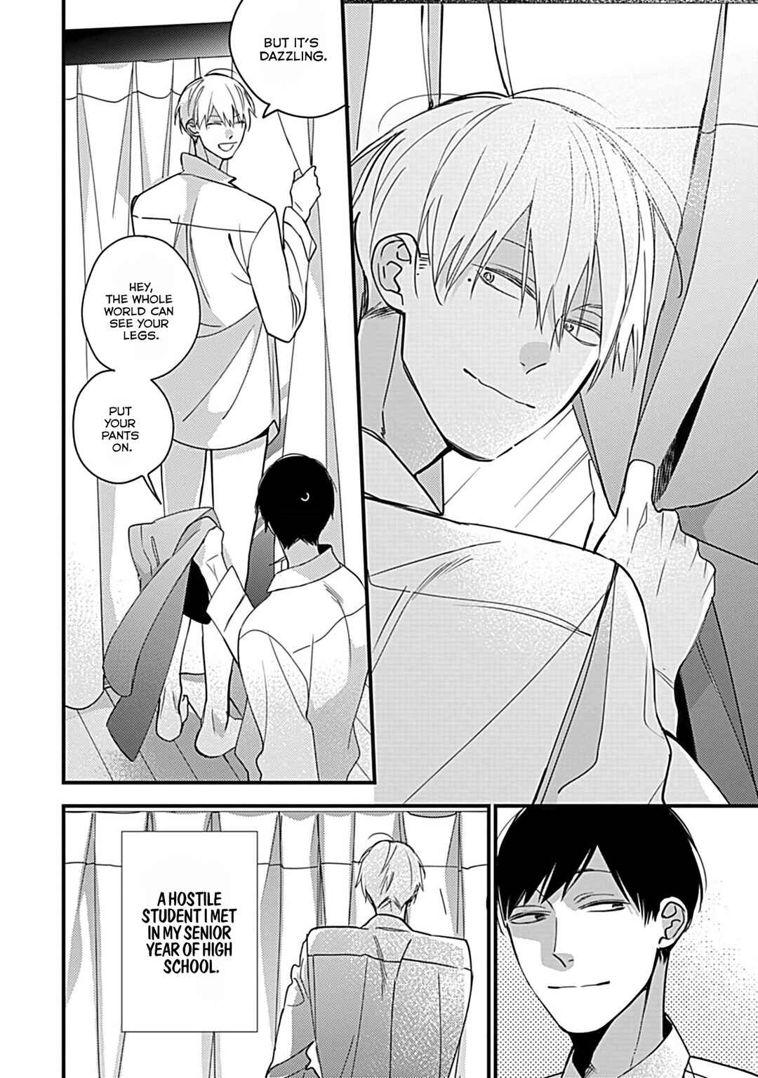 Boku-tachi wa Mada Aoku: Daigaku Nyuugaku-hen Chapter 1 - Page 8