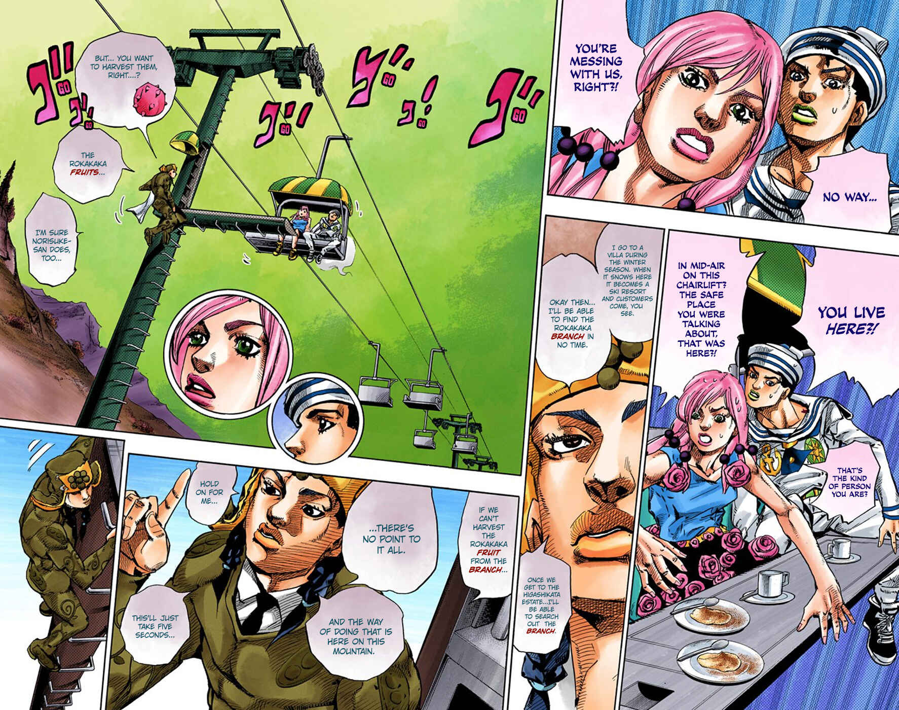 JoJo no Kimyou na Bouken: Part 8 - JoJolion Color-ban Chapter 65 - Page 36