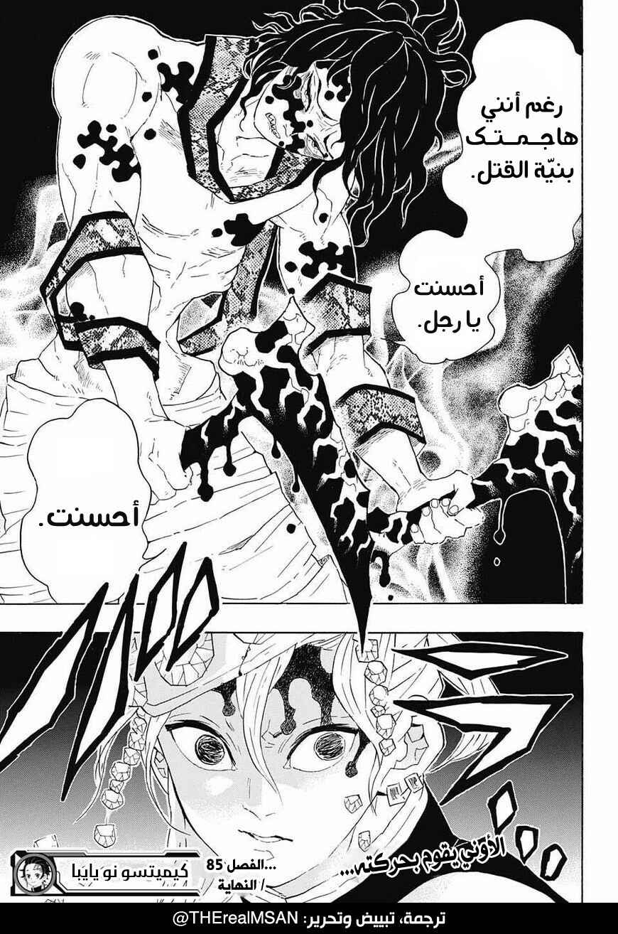 Demon Slayer: Kimetsu no Yaiba Chapter 85 - Page 20