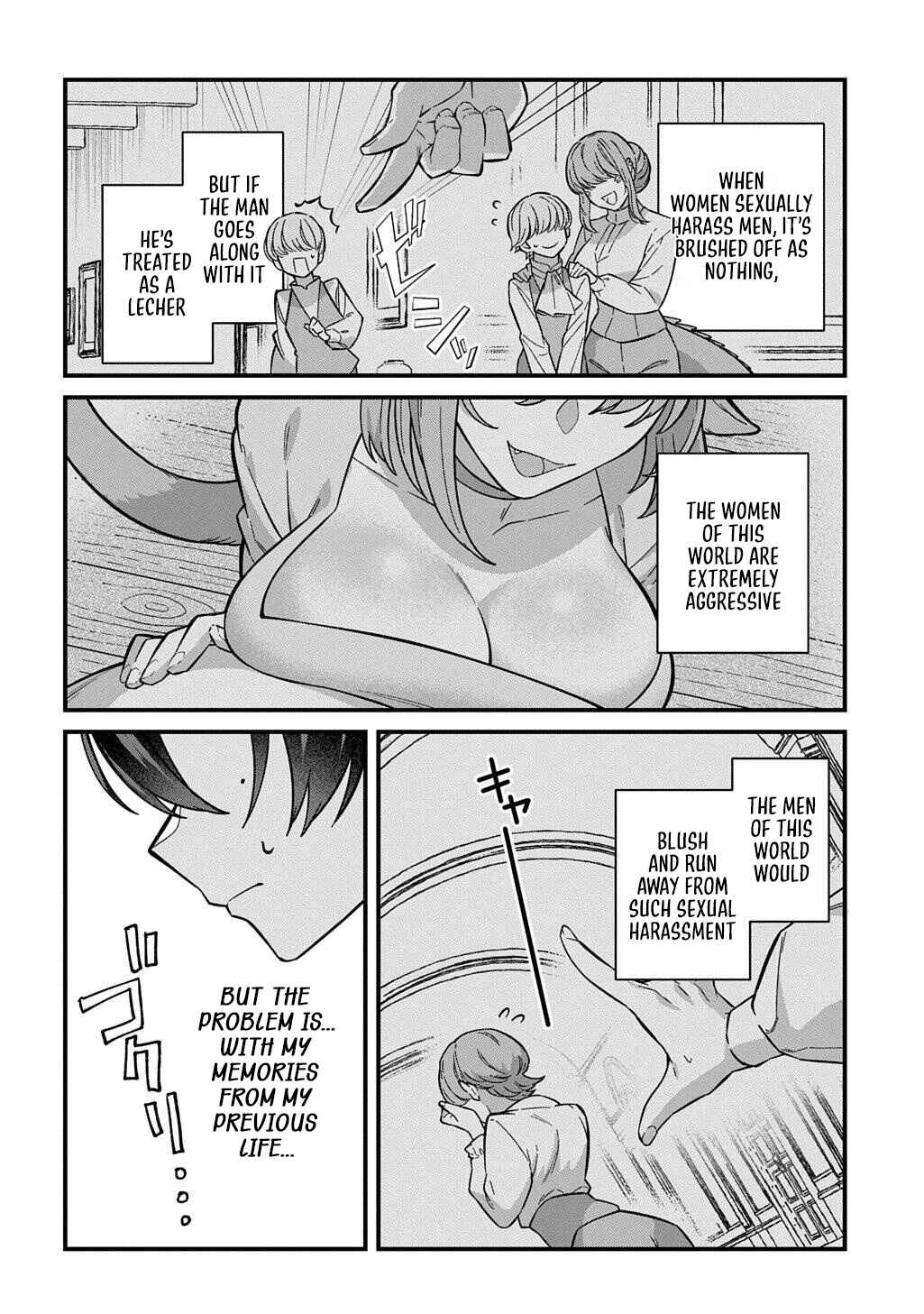 Teisou Gyakuten Sekai de Nariagari o Mezashite Otoko Kishi ni Natta Boku wa, Yarimoku Onna-tachi ni Karada o Neraware Makuru Chapter 1 - Page 10