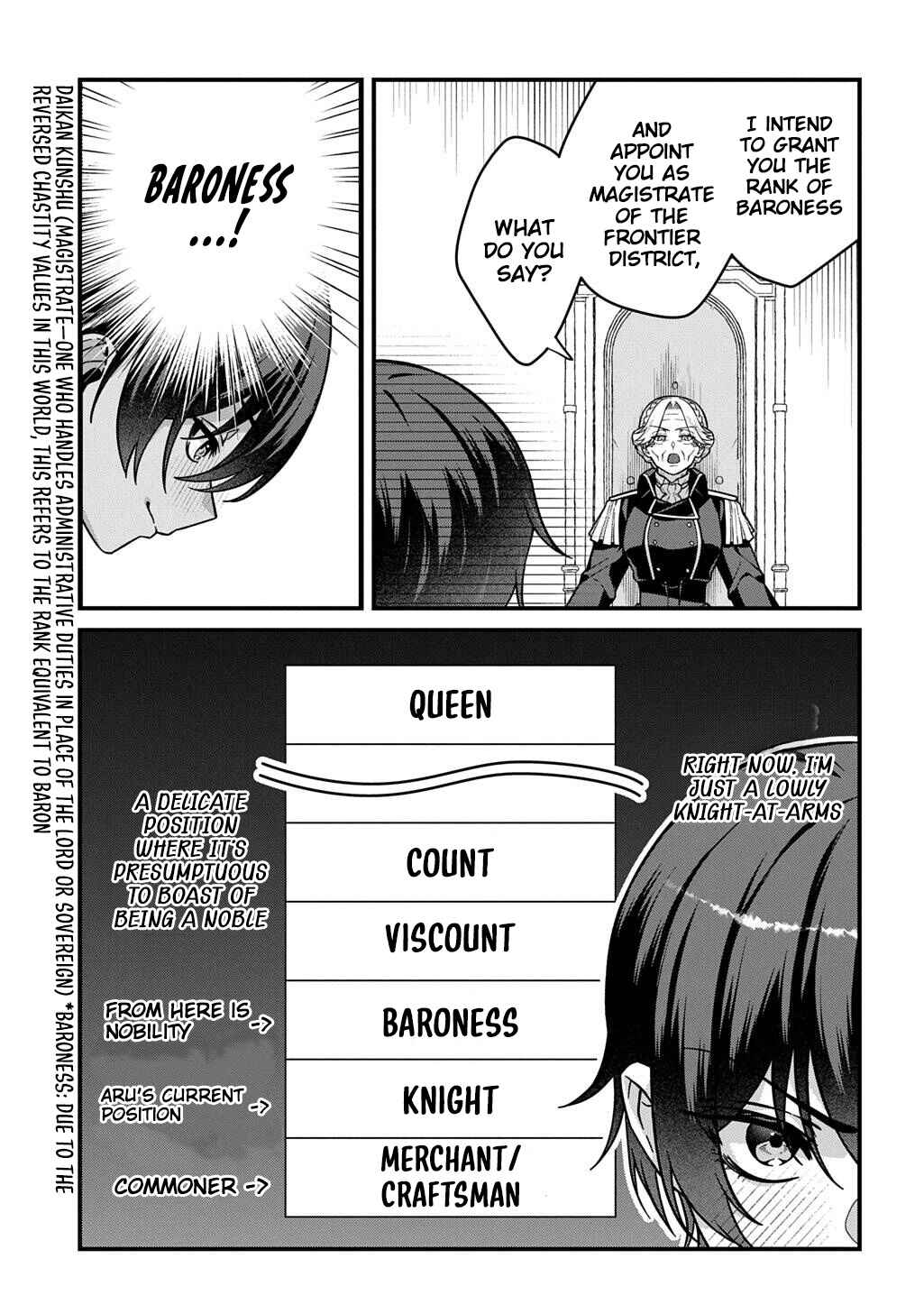 Teisou Gyakuten Sekai de Nariagari o Mezashite Otoko Kishi ni Natta Boku wa, Yarimoku Onna-tachi ni Karada o Neraware Makuru Chapter 1 - Page 40