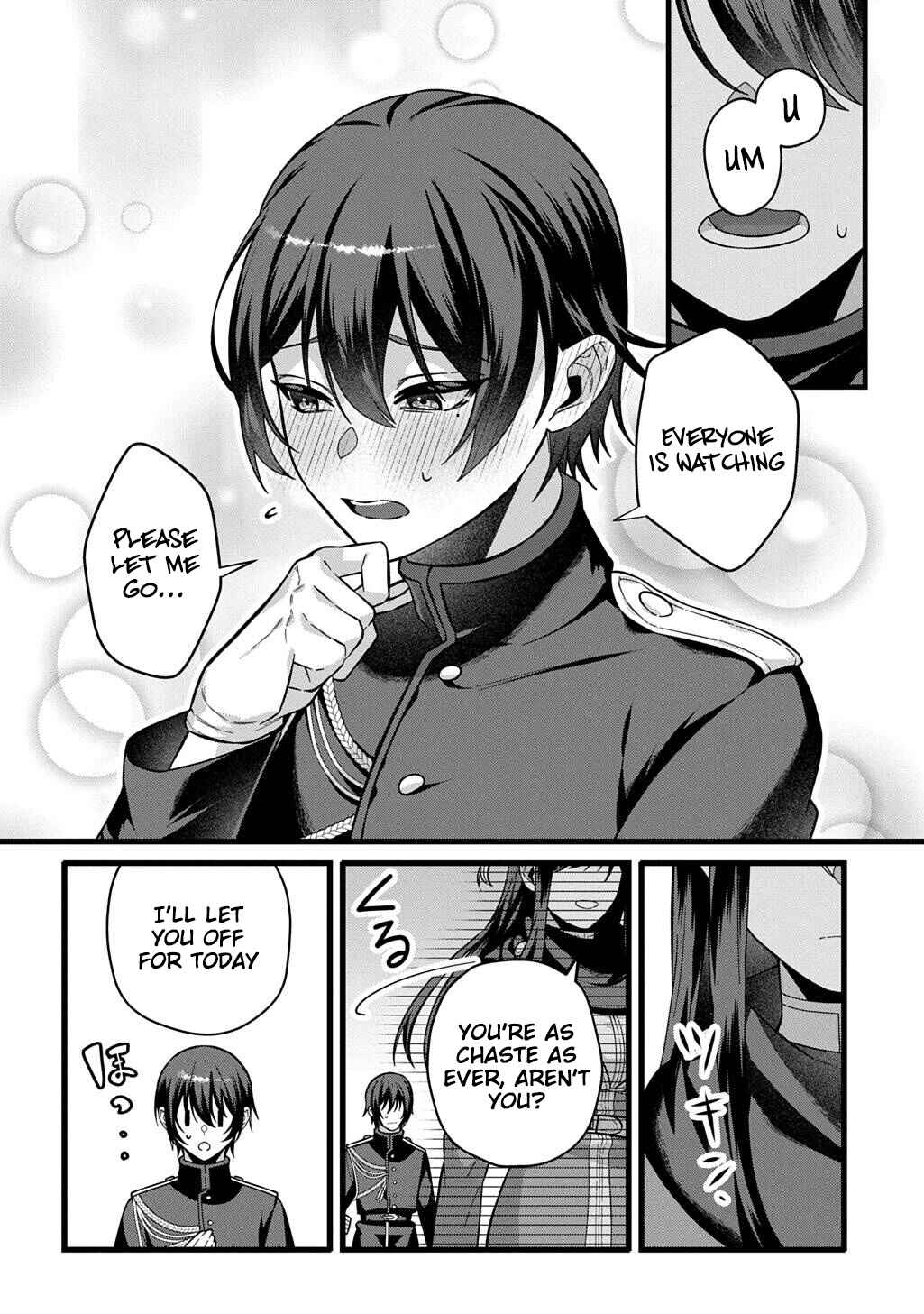 Teisou Gyakuten Sekai de Nariagari o Mezashite Otoko Kishi ni Natta Boku wa, Yarimoku Onna-tachi ni Karada o Neraware Makuru Chapter 1 - Page 59