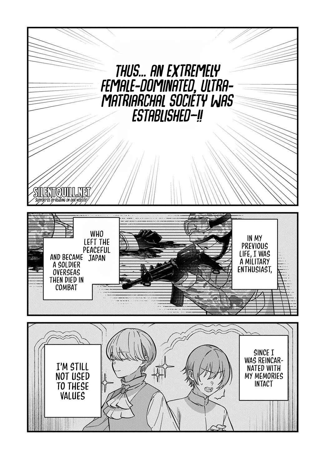 Teisou Gyakuten Sekai de Nariagari o Mezashite Otoko Kishi ni Natta Boku wa, Yarimoku Onna-tachi ni Karada o Neraware Makuru Chapter 1 - Page 9