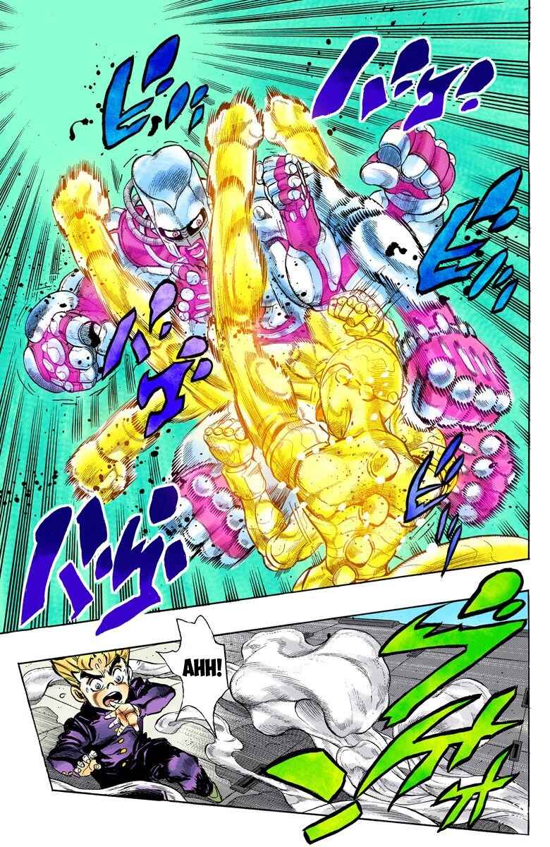 JoJo no Kimyou na Bouken: Part 4 - Diamond wa Kudakenai Color-ban Chapter 48 - Page 10