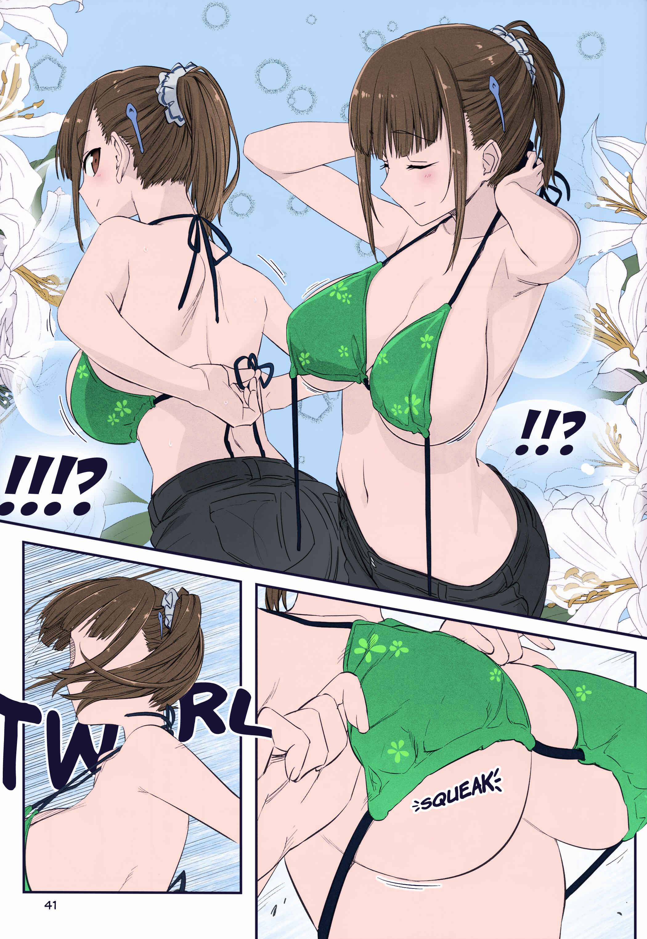 Getsuyoubi no Tawawa (Twitter Webcomic) (Fan Colored) Chapter 16 - Page 17