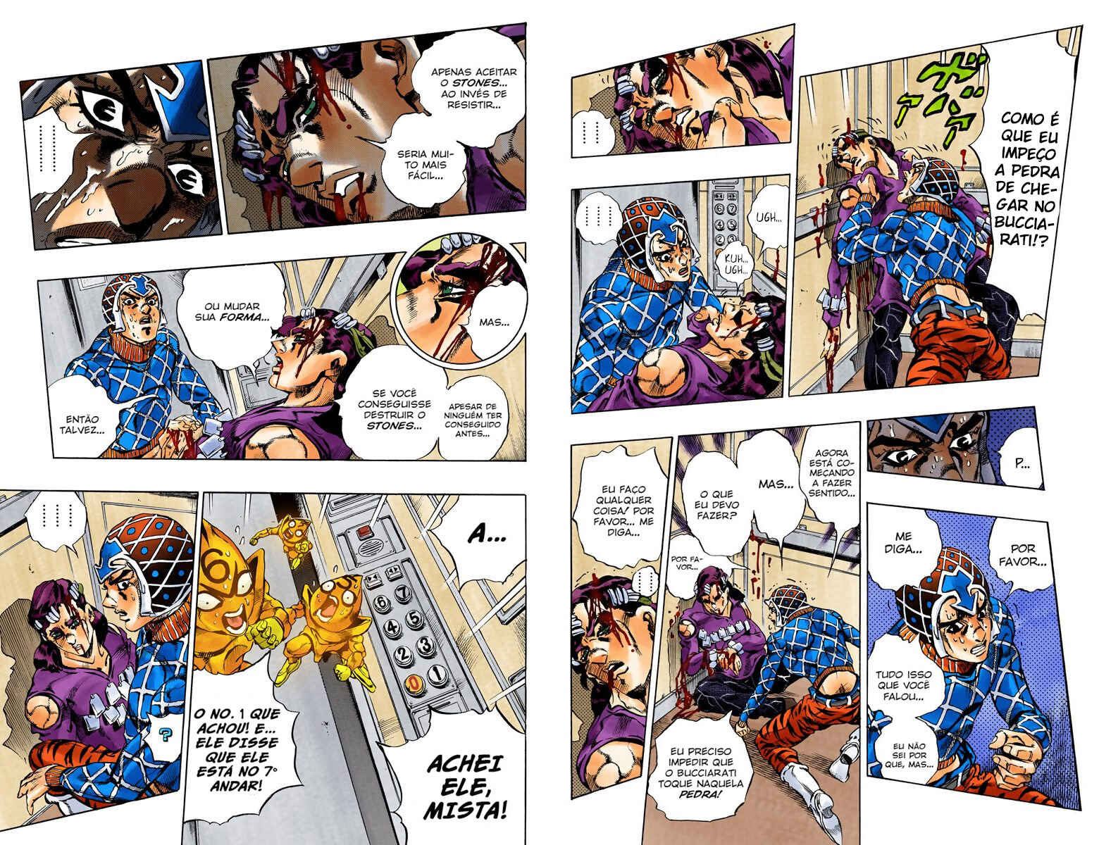 JoJo no Kimyou na Bouken: Part 5 - Ougon no Kaze Color-ban Chapter 154 - Page 3