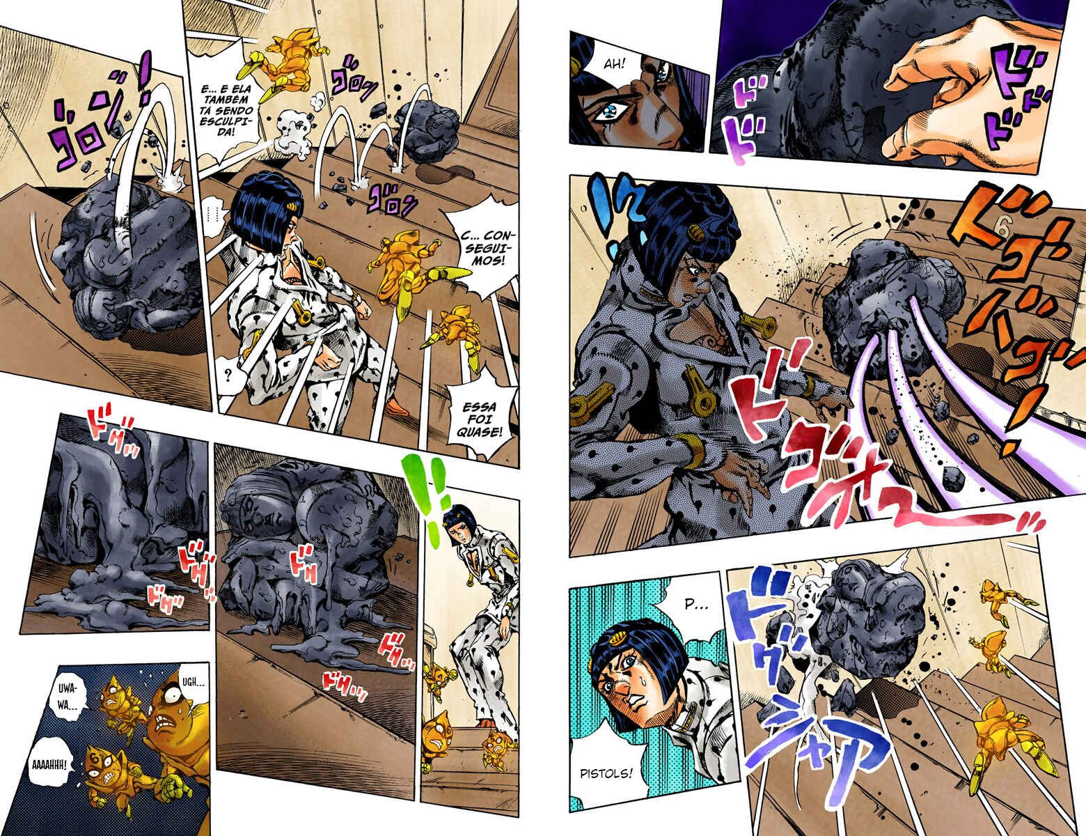 JoJo no Kimyou na Bouken: Part 5 - Ougon no Kaze Color-ban Chapter 154 - Page 6