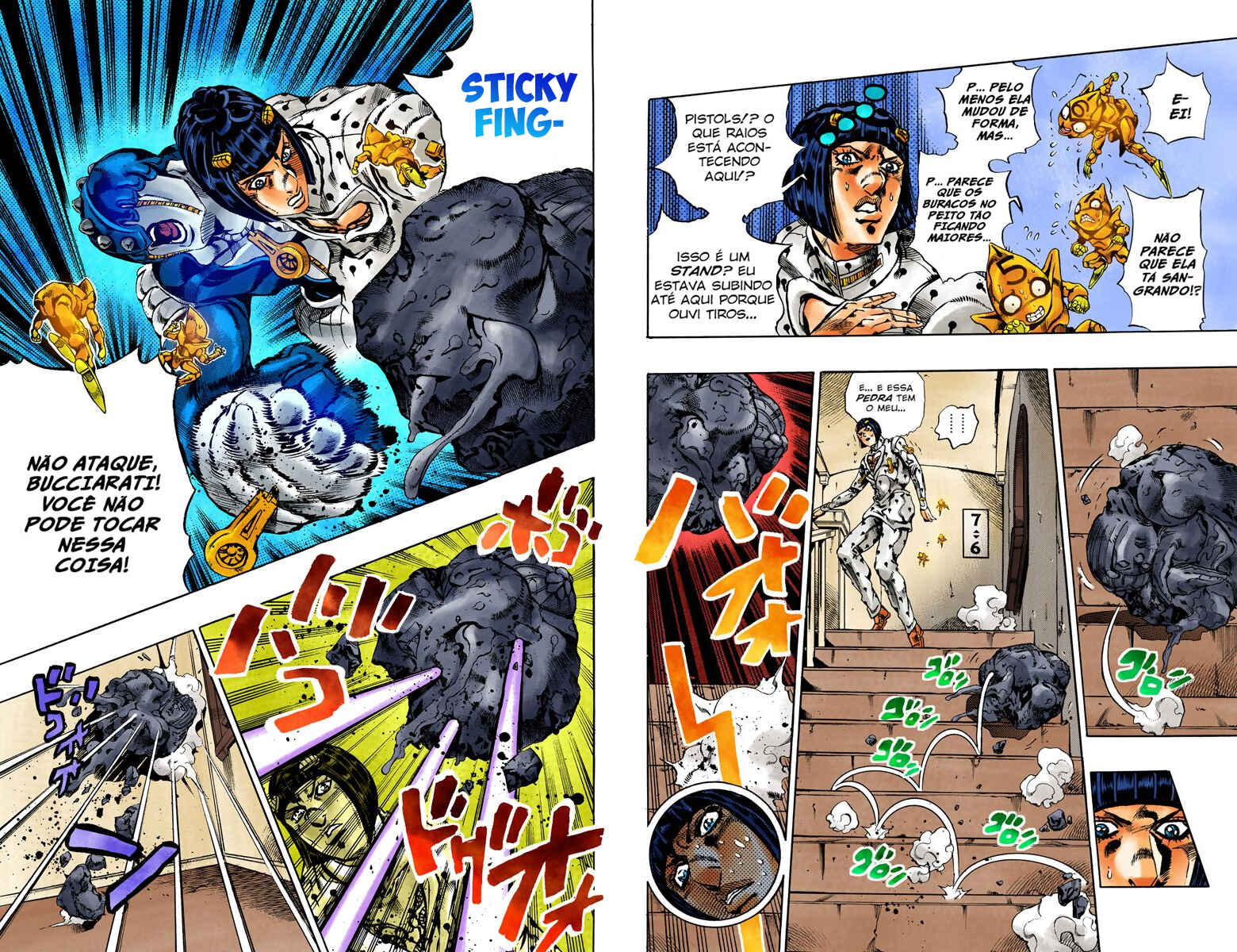JoJo no Kimyou na Bouken: Part 5 - Ougon no Kaze Color-ban Chapter 154 - Page 7