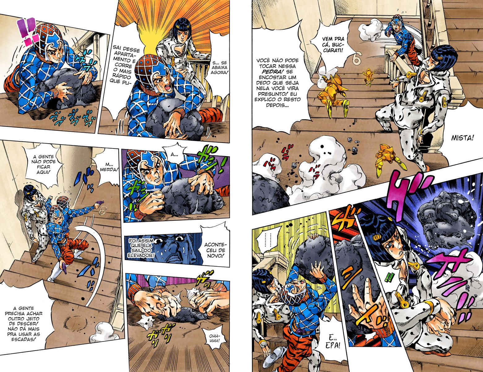 JoJo no Kimyou na Bouken: Part 5 - Ougon no Kaze Color-ban Chapter 154 - Page 8