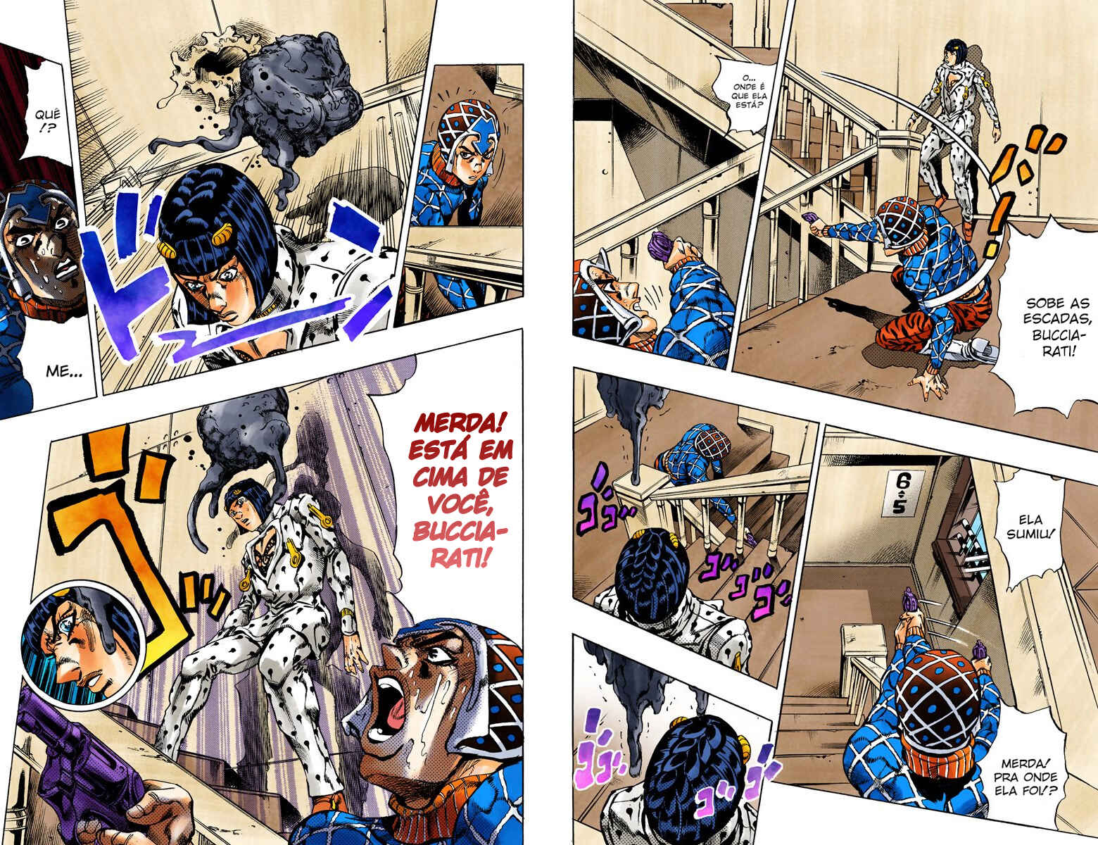 JoJo no Kimyou na Bouken: Part 5 - Ougon no Kaze Color-ban Chapter 154 - Page 9