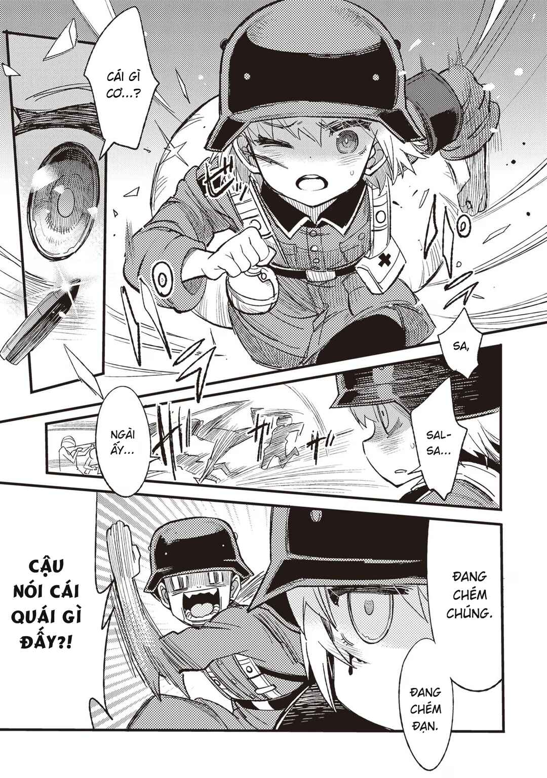 TS Eiseihei-san no Senjou Nikki Chapter 3 - Page 22