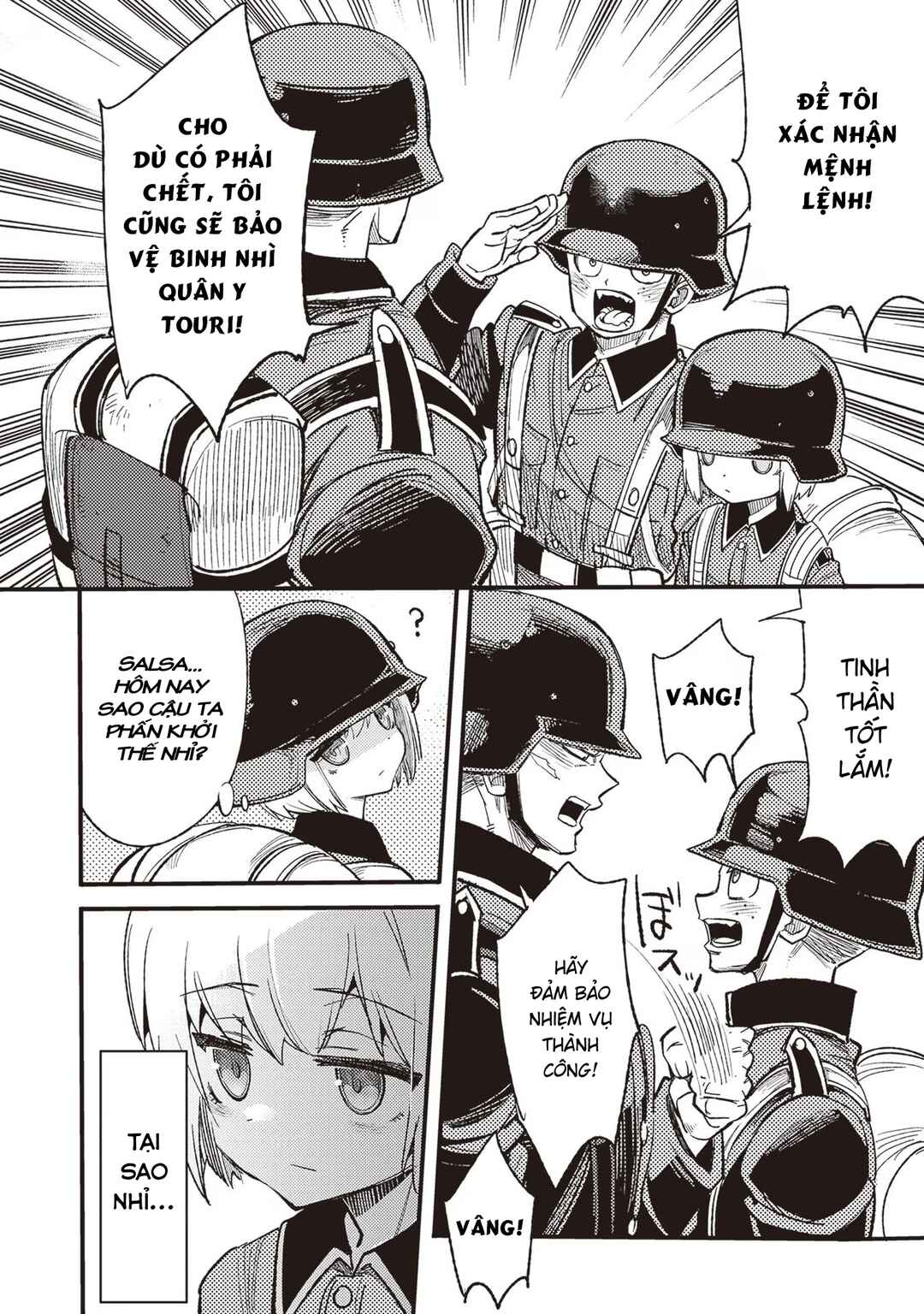 TS Eiseihei-san no Senjou Nikki Chapter 3 - Page 7