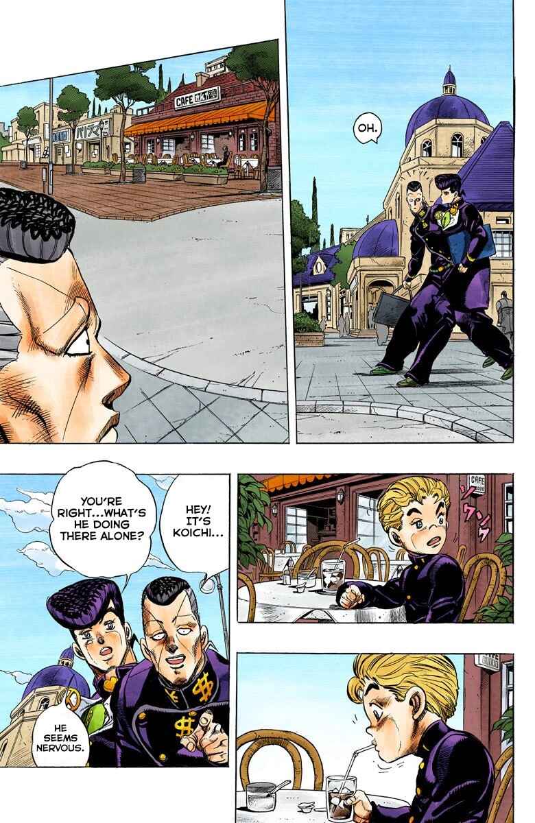 JoJo no Kimyou na Bouken: Part 4 - Diamond wa Kudakenai Color-ban Chapter 29 - Page 7