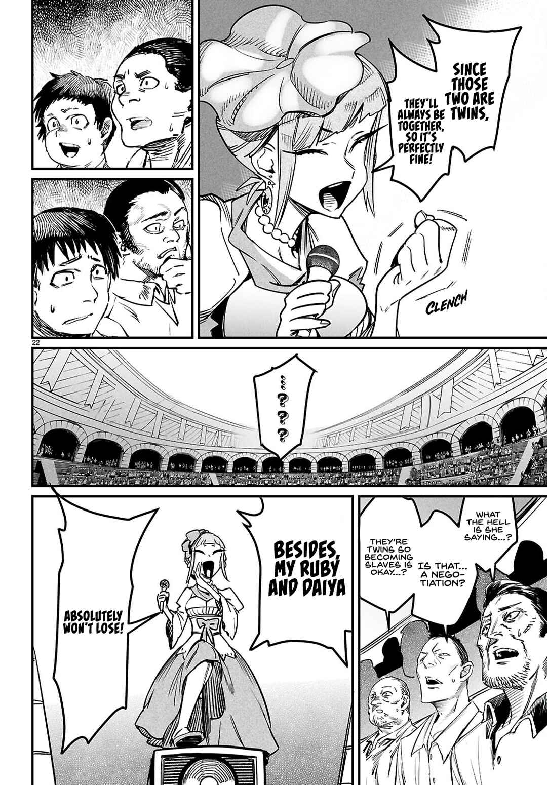 Tensei Coliseum: Saijaku Skill de Saikyou no Onna-tachi o Koryaku Shite Dorei Harem Tsukurimasu Chapter 36 - Page 22