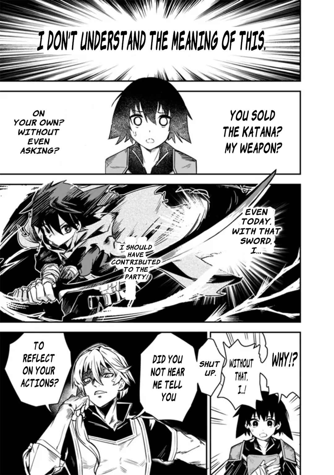 Kuroneko no Kenshi ~Black na Party wo Yametara S-kyuu Boukensha ni Scout Saremashita. Imasara "Modotte kite" to Iwaretemo "Mousoi" desu~ Chapter 1 - Page 15
