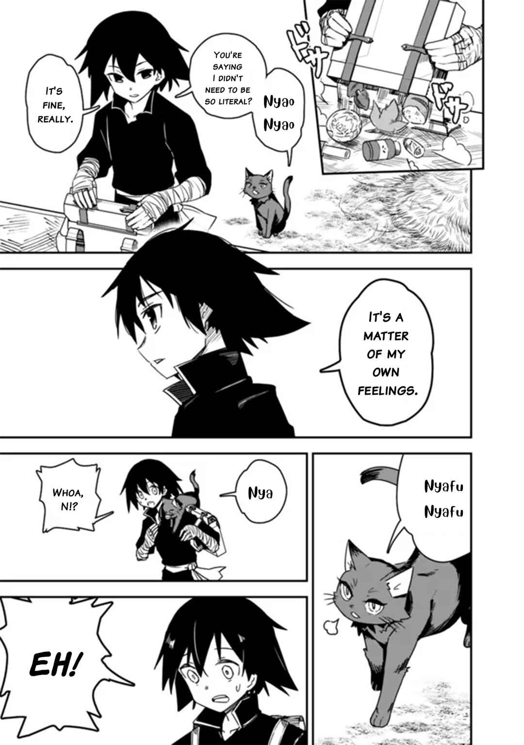 Kuroneko no Kenshi ~Black na Party wo Yametara S-kyuu Boukensha ni Scout Saremashita. Imasara "Modotte kite" to Iwaretemo "Mousoi" desu~ Chapter 1 - Page 46