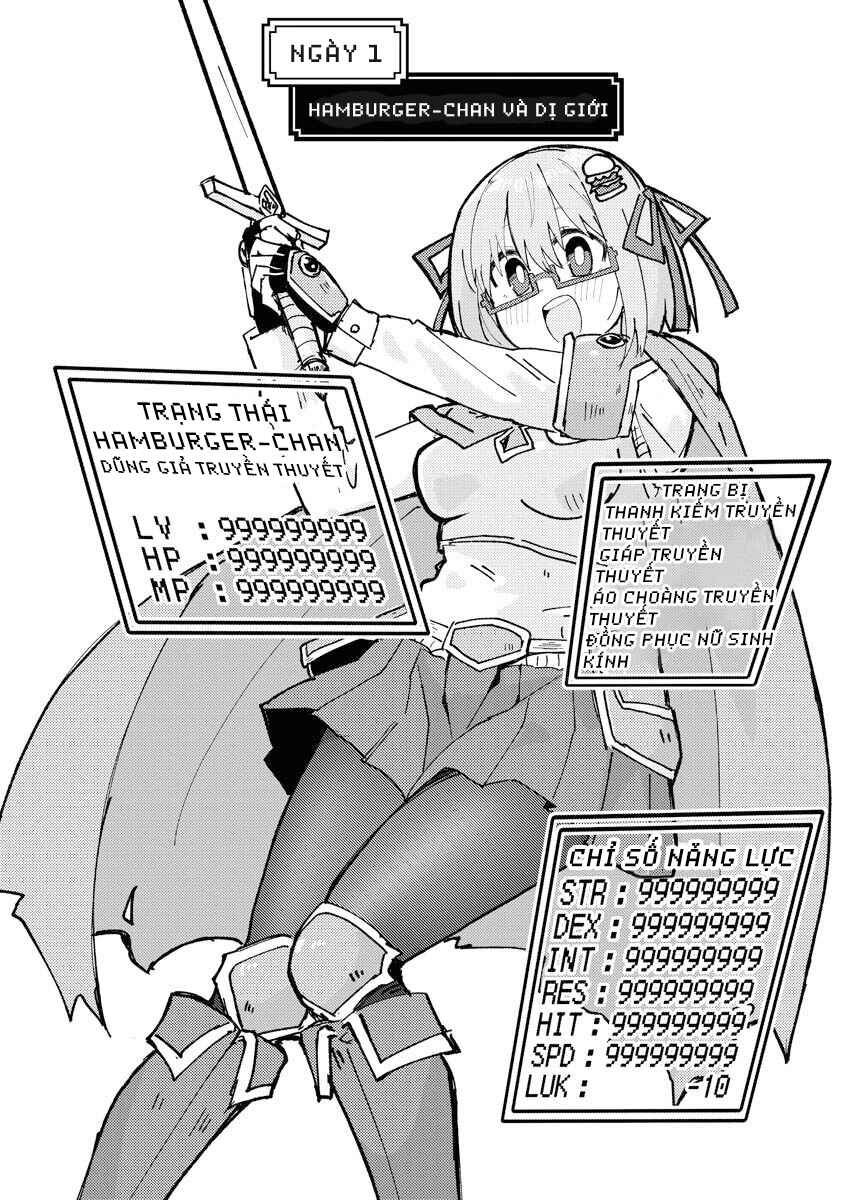 Hundred Burger-chan Isekai Tensei Enikki Chapter 1 - Page 7