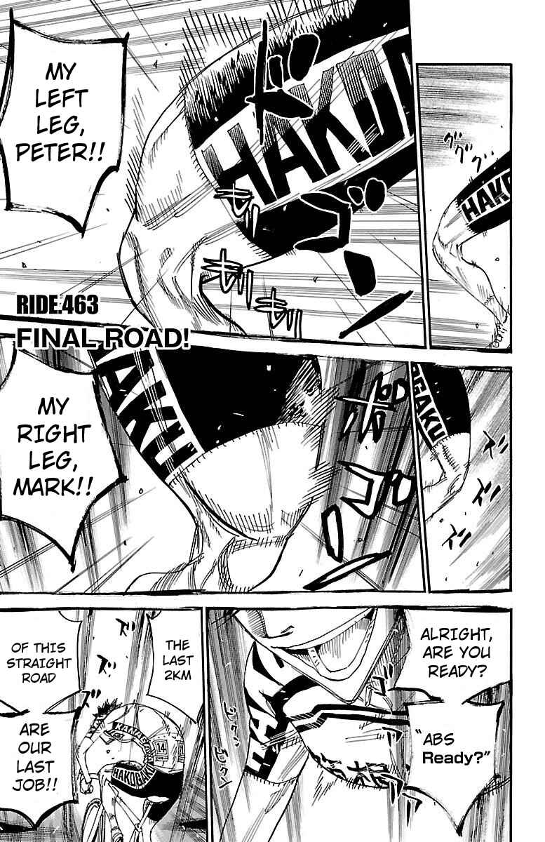 Yowamushi Pedal Chapter 463 - Page 1