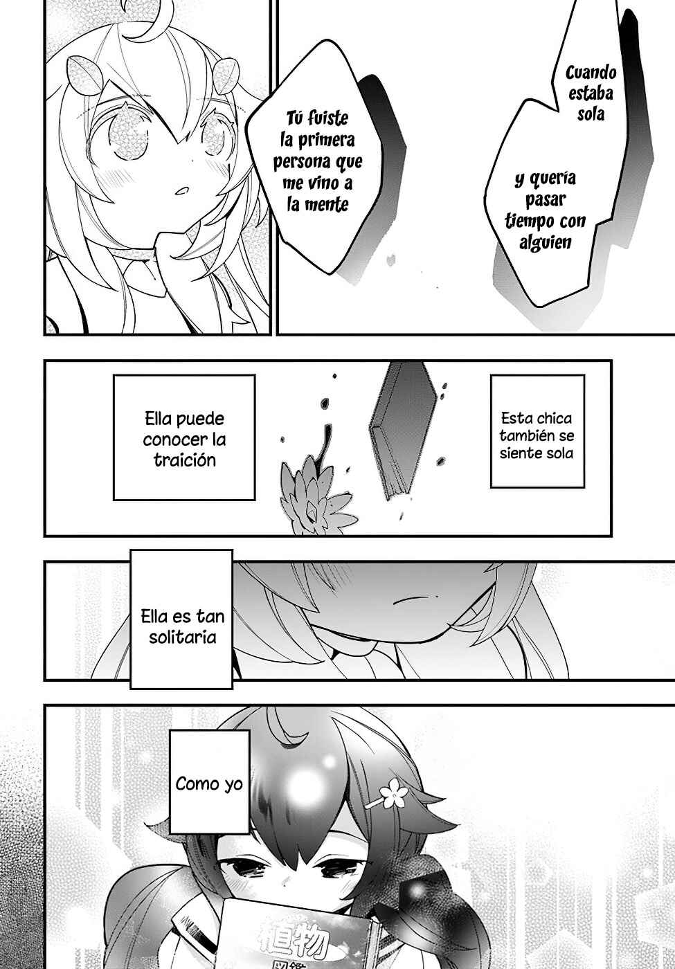 Shokubutsu Monster Musume Nikki: Seijo datta Watashi ga Uragirareta Hate ni Alraune ni Tensei Shite Shimatta node, kore kara wa Kougousei o Shinagara Shizuka ni Shokubutsu Life o Sugoshimasu Chapter 15 - Page 20