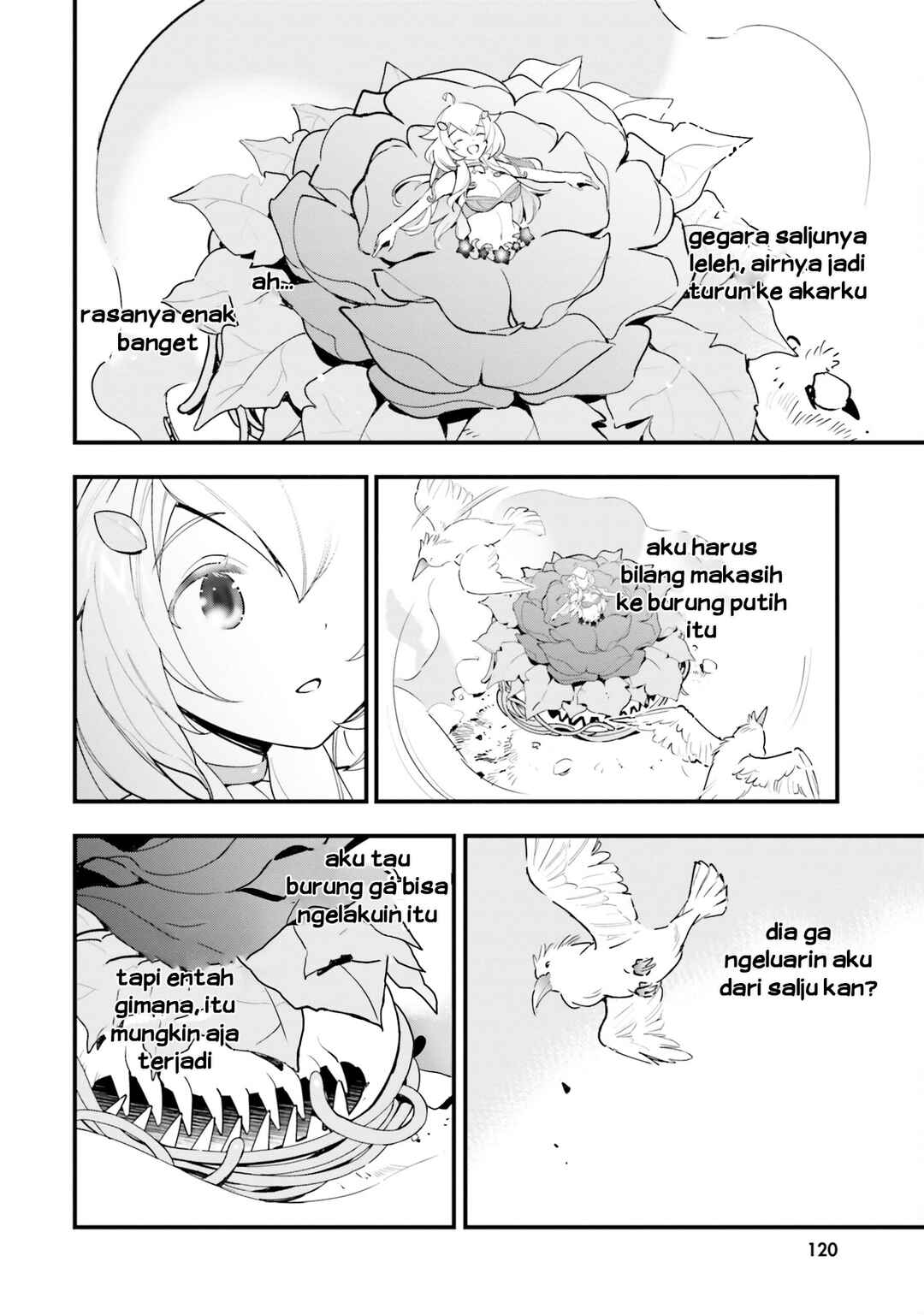 Shokubutsu Monster Musume Nikki: Seijo datta Watashi ga Uragirareta Hate ni Alraune ni Tensei Shite Shimatta node, kore kara wa Kougousei o Shinagara Shizuka ni Shokubutsu Life o Sugoshimasu Chapter 9 - Page 27