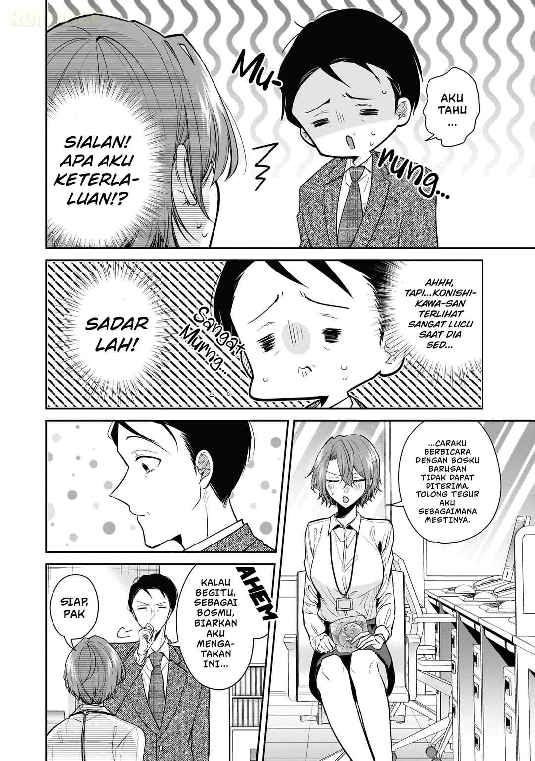 Misato-san wa Amasugi Joushi ni Chotto Kibishii Chapter 3 - Page 15