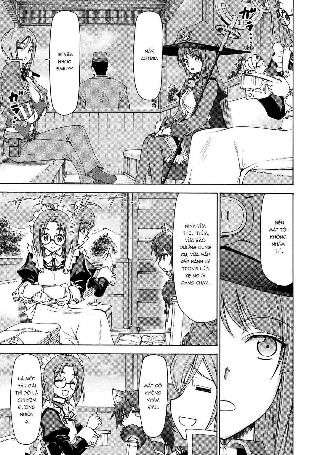 Maid nara Touzen desu. ~Nureginu wo Kiserareta Bannou Maid-san wa Tabi ni Deru Koto ni shimashita.~ Chapter 16 - Page 13