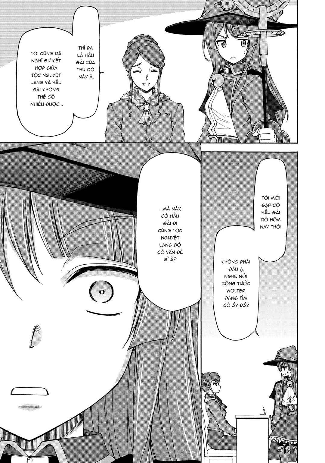 Maid nara Touzen desu. ~Nureginu wo Kiserareta Bannou Maid-san wa Tabi ni Deru Koto ni shimashita.~ Chapter 16 - Page 23