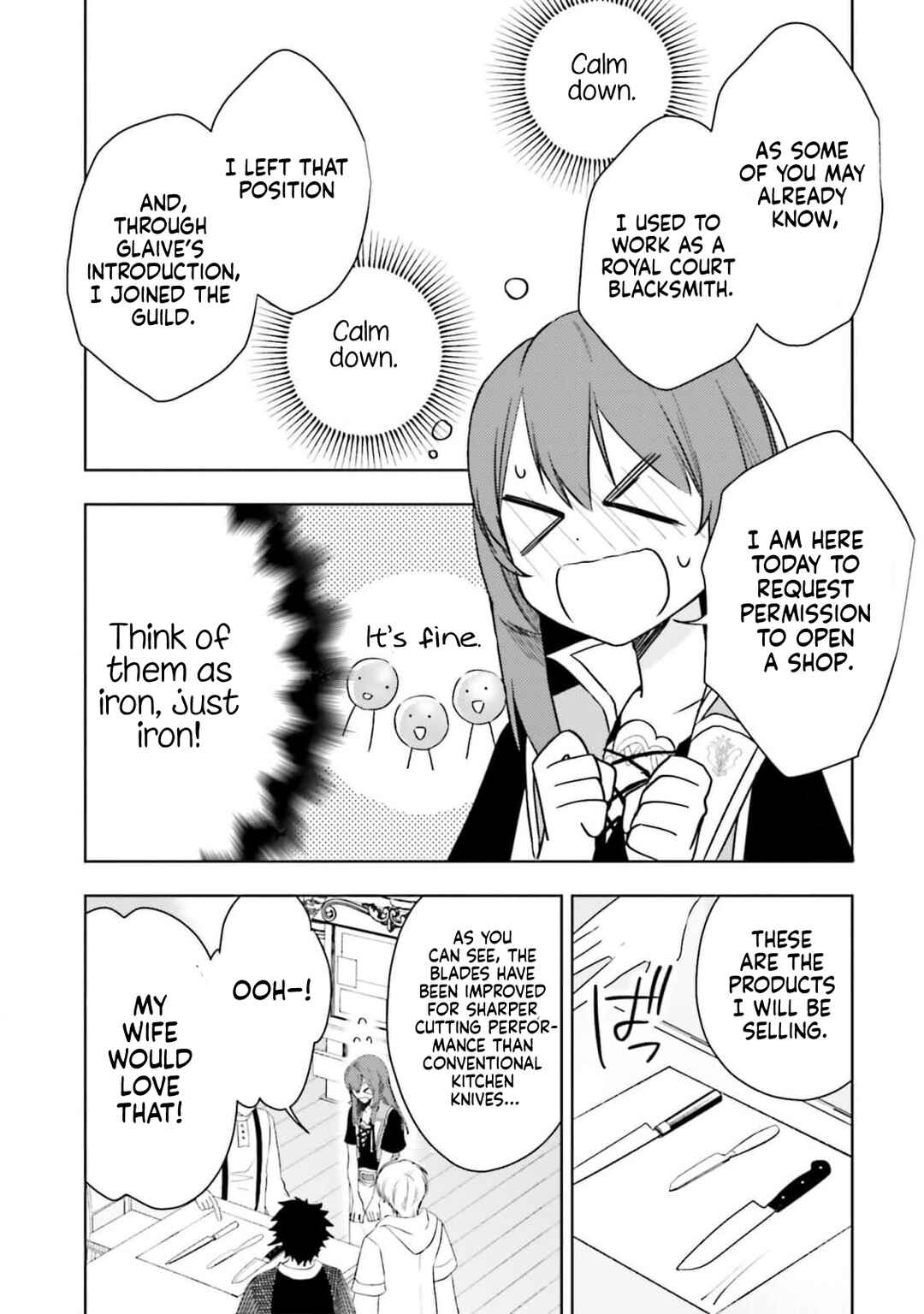 Onna Kajishi wa Ohitoyoshi Guild ni Hirowaremashita ~Shintenchi de Ganbaru Kajishi Seikatsu~ Chapter 19 - Page 21