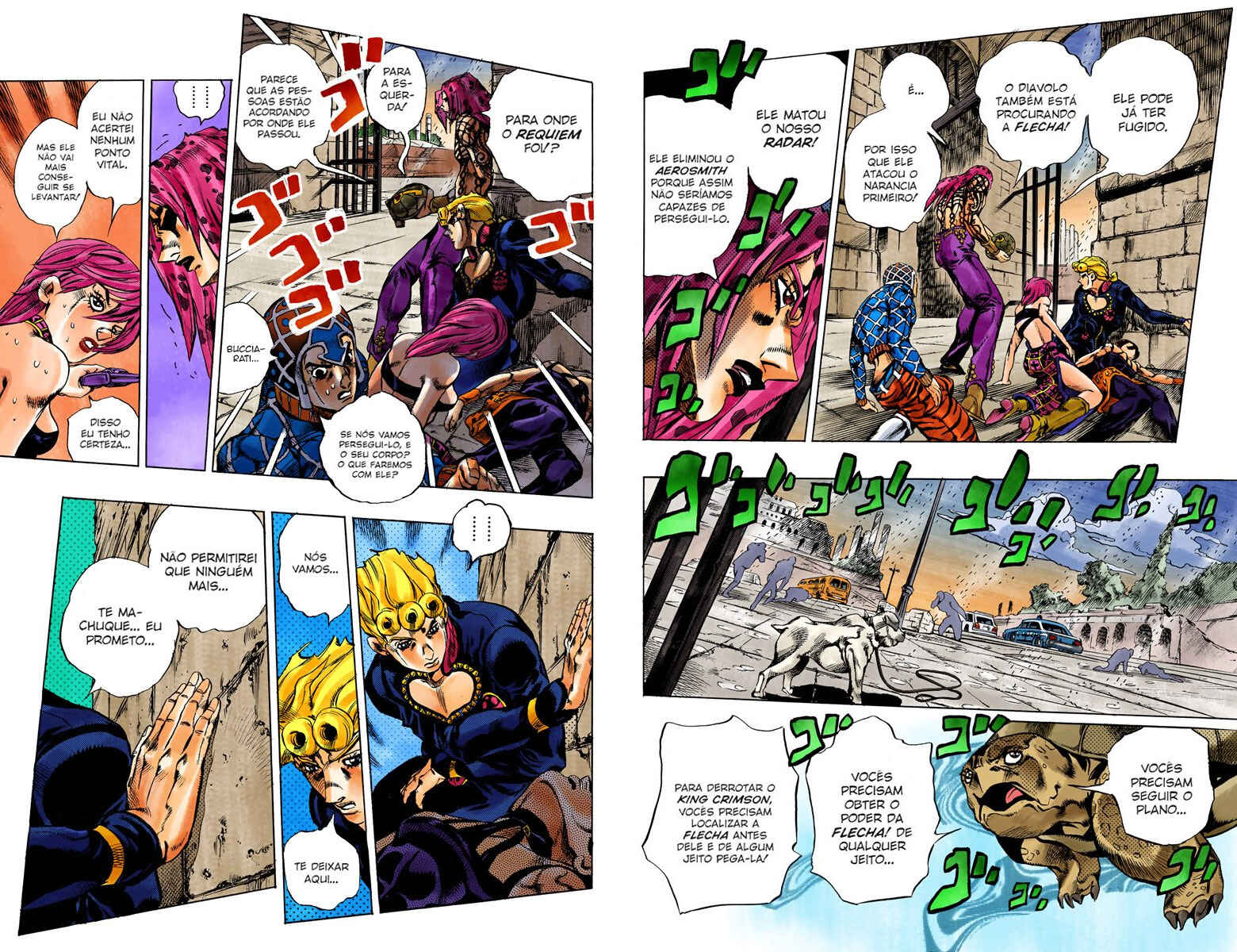 JoJo no Kimyou na Bouken: Part 5 - Ougon no Kaze Color-ban Chapter 138 - Page 7