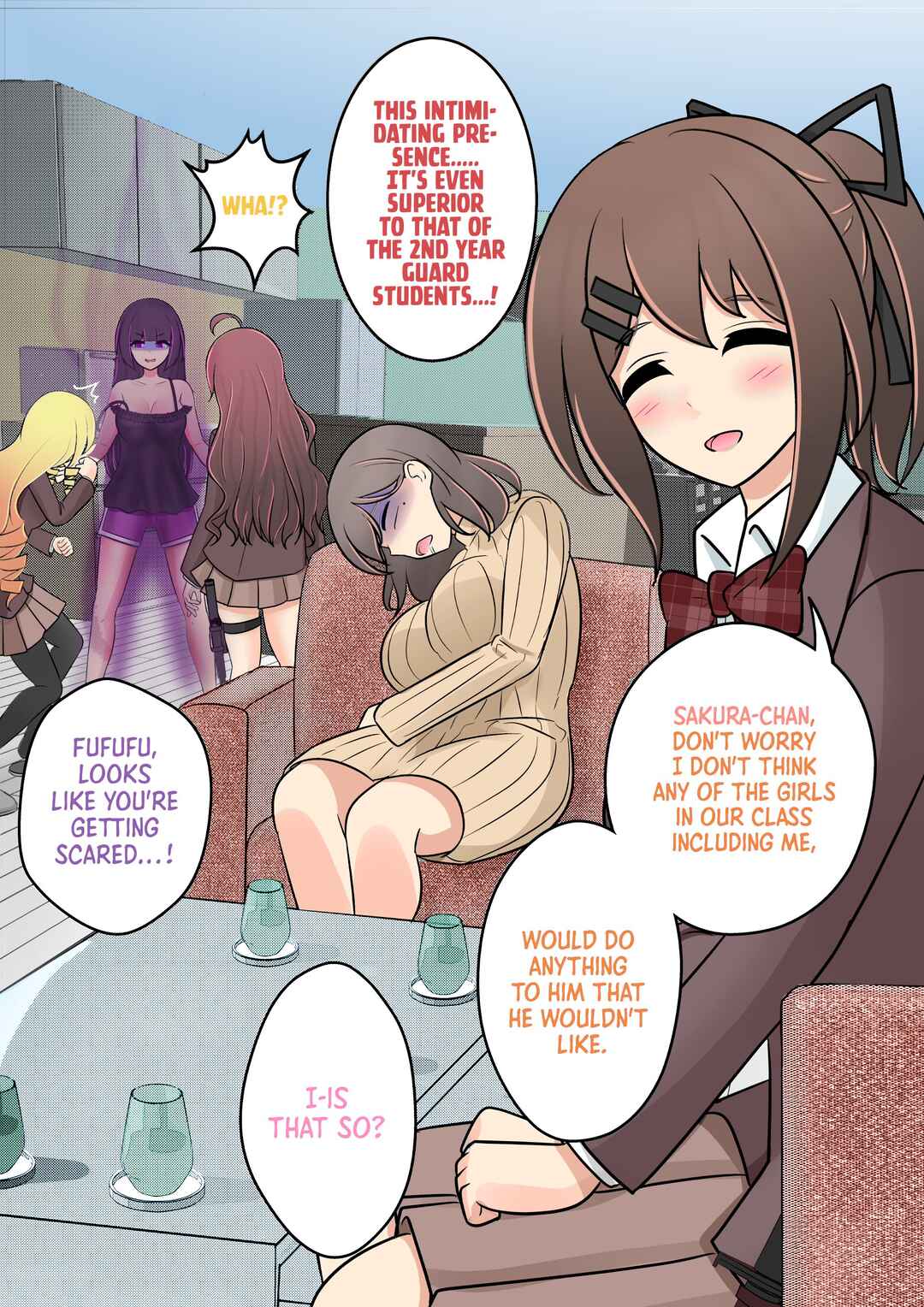Danjo-hi 1:39 no Heikou Sekai wa Omoi no Hoka Futsuu (Fan Colored) Chapter 127 - Page 5
