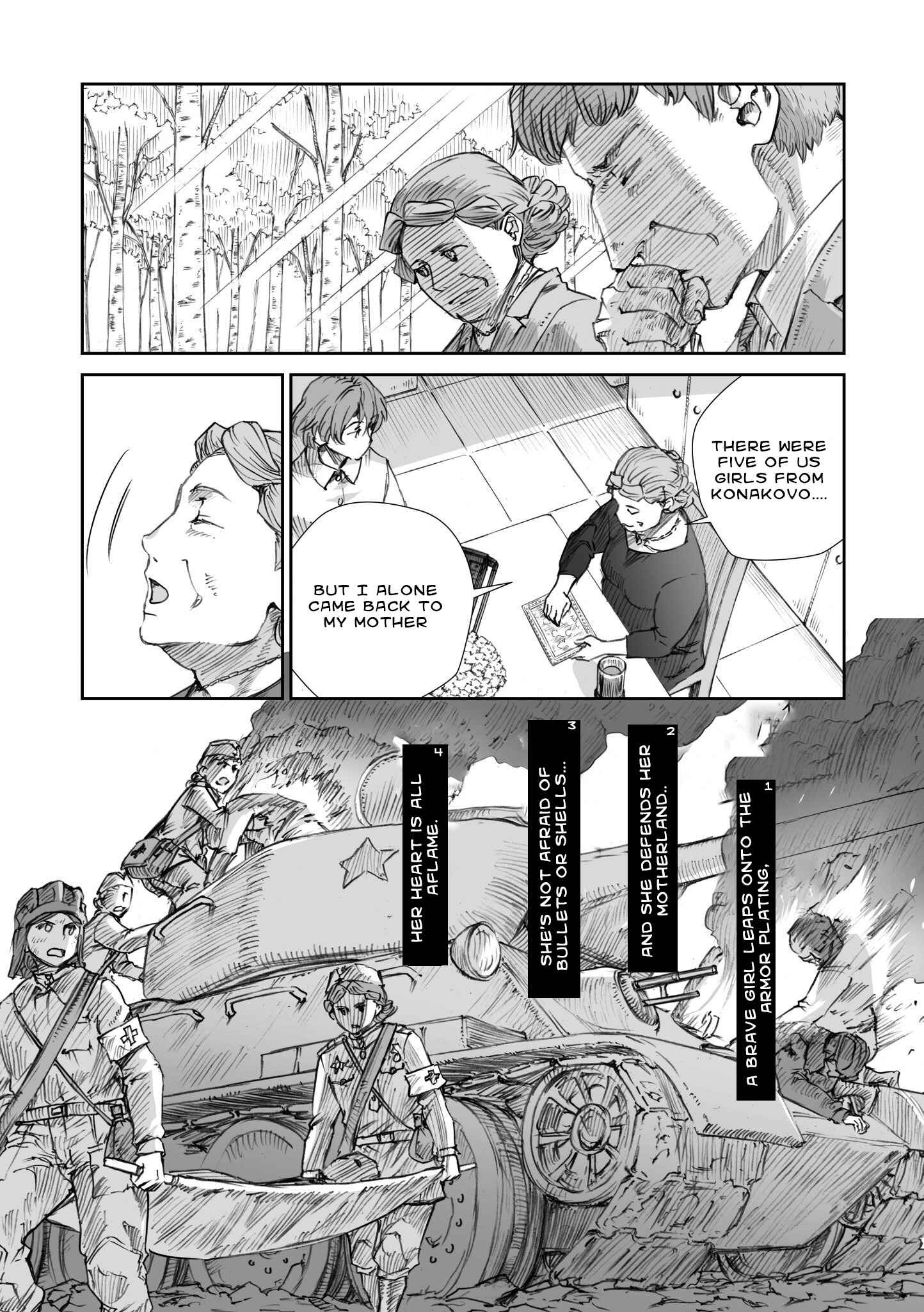 Sensou wa Onna no Kao wo Shiteinai Chapter 11.3 - Page 13