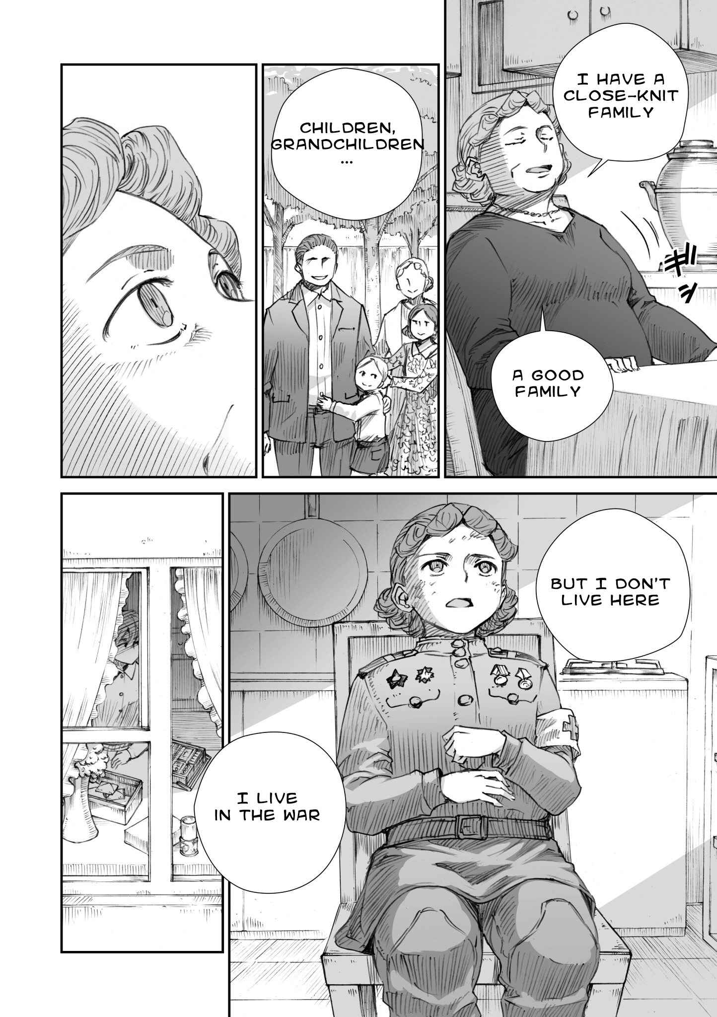 Sensou wa Onna no Kao wo Shiteinai Chapter 11.3 - Page 16