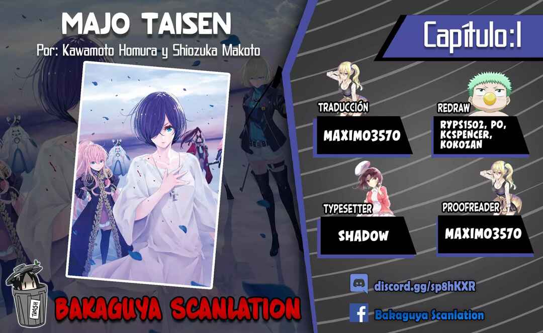 Majo Taisen - 32-nin no Isai no Majo wa Koroshiau Chapter 1 - Page 1