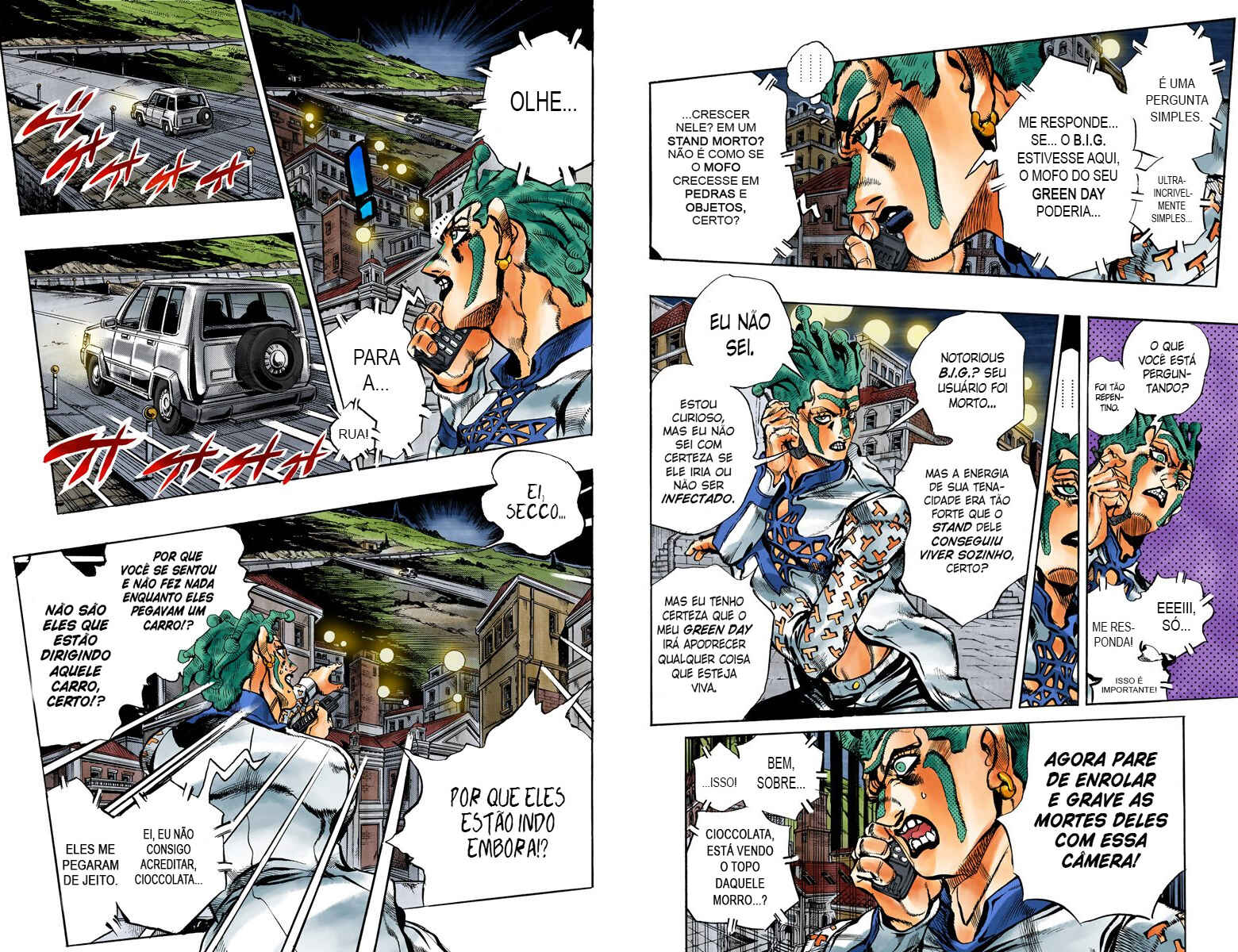 JoJo no Kimyou na Bouken: Part 5 - Ougon no Kaze Color-ban Chapter 118 - Page 4