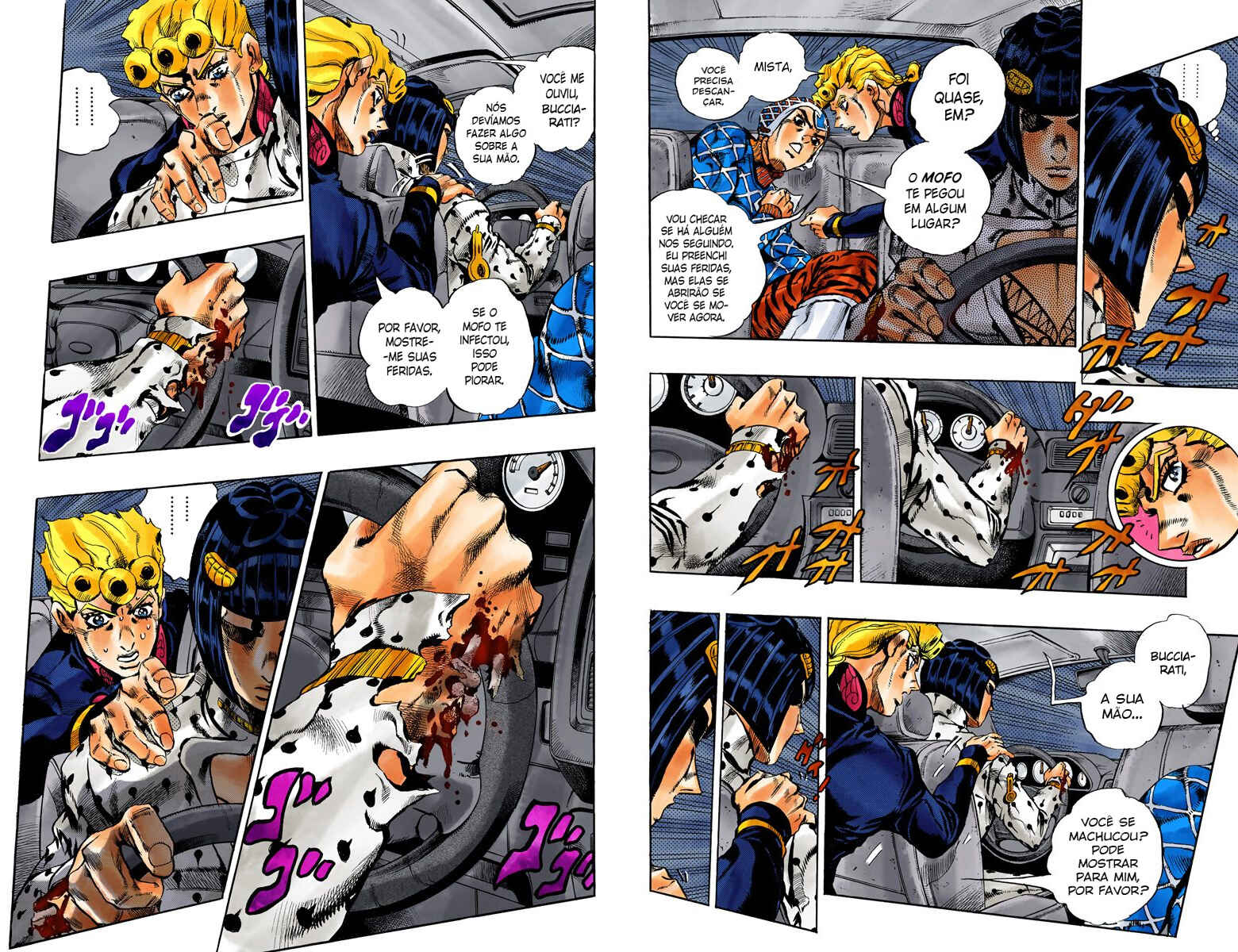 JoJo no Kimyou na Bouken: Part 5 - Ougon no Kaze Color-ban Chapter 118 - Page 6